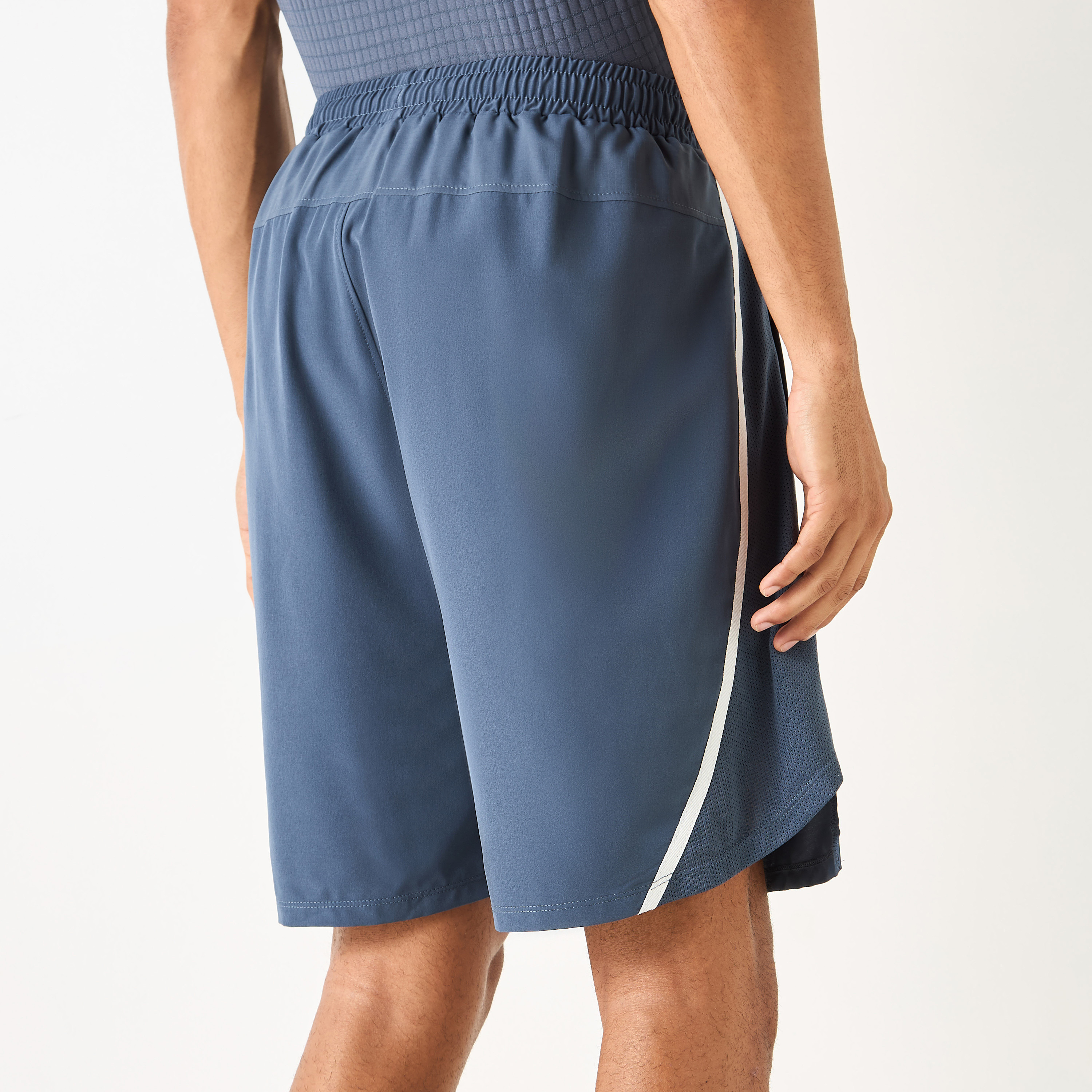 Kappa Logo Detail Shorts with Elasticated Waistband and Pockets-men-clothing-bottoms-shorts-image-12