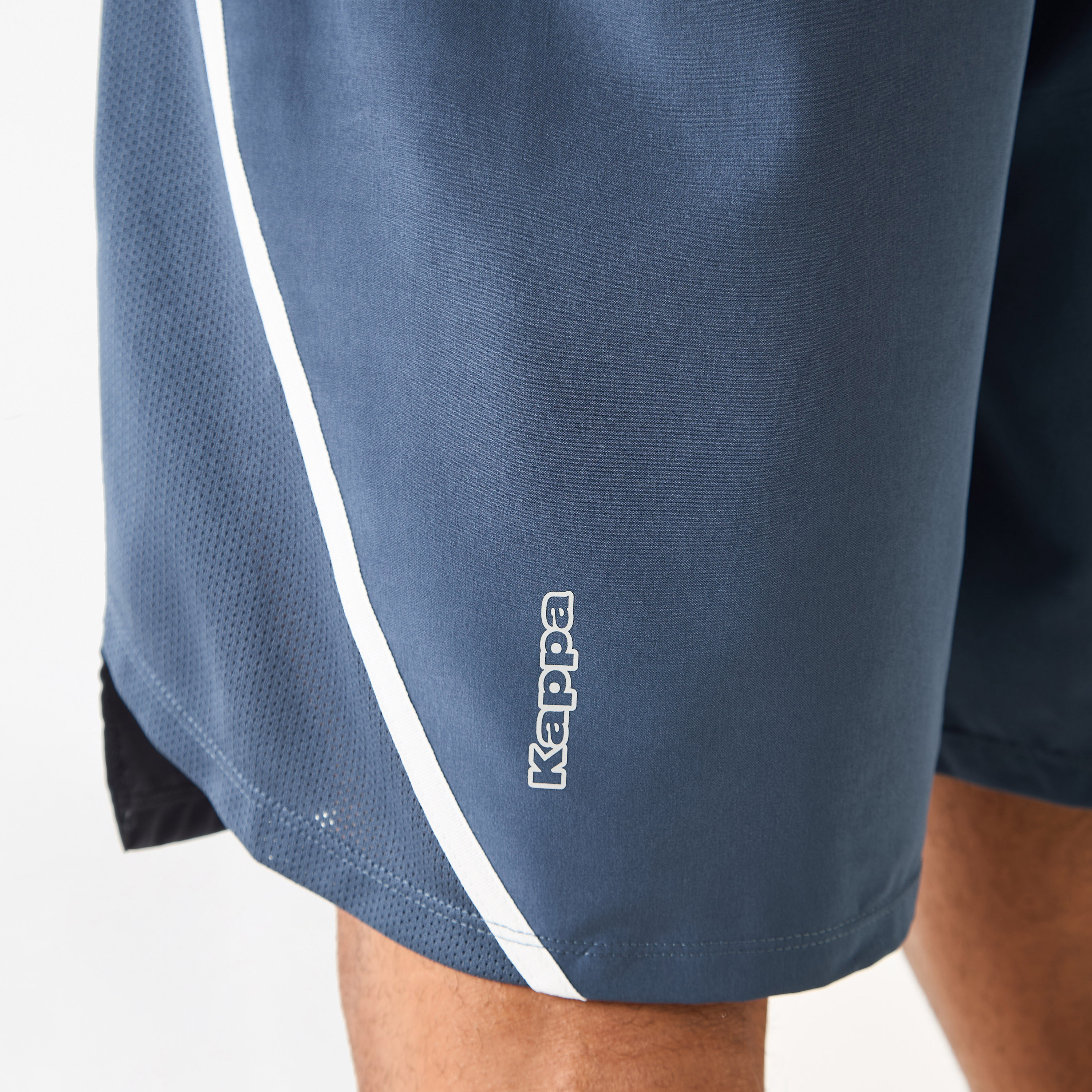 Kappa Logo Detail Shorts with Elasticated Waistband and Pockets-men-clothing-bottoms-shorts-image-14