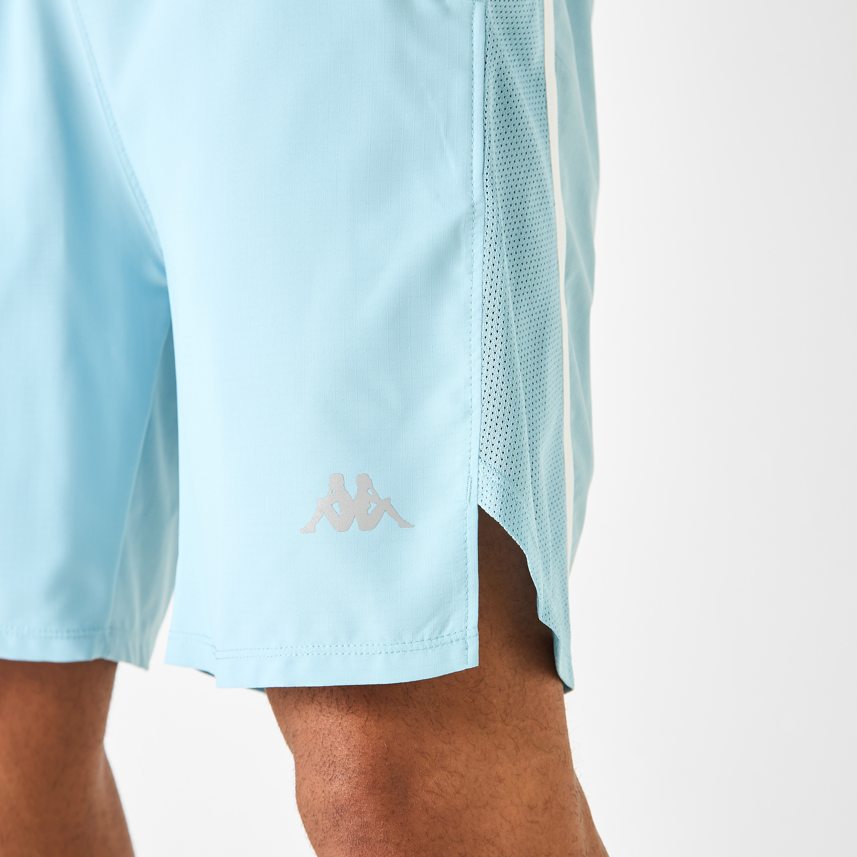 Kappa Logo Detail Shorts with Elasticated Waistband and Pockets-men-clothing-bottoms-shorts-image-9