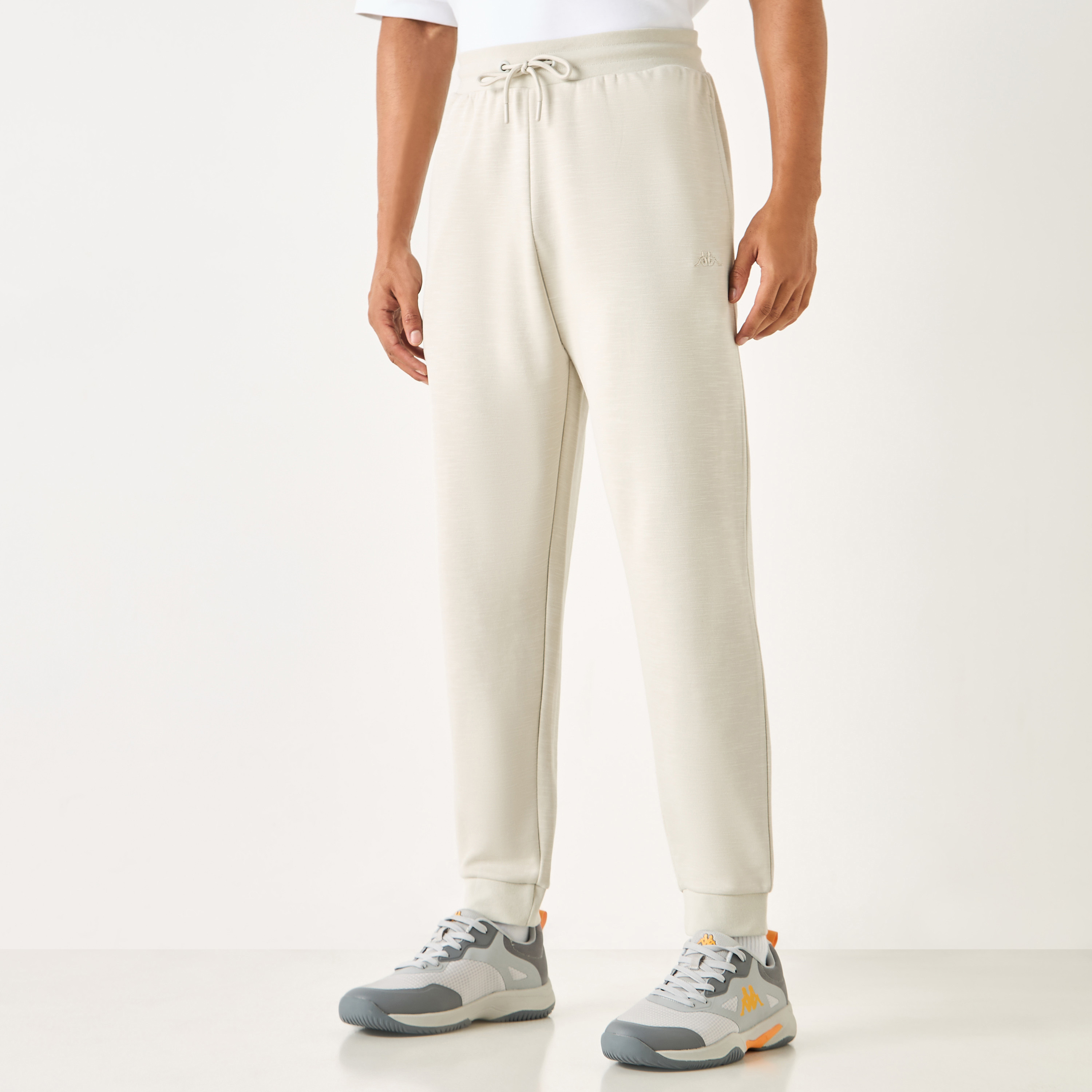 Closure Type Drawstring Shop Kappa Joggers with Drawstring Closure and Pockets Online ...