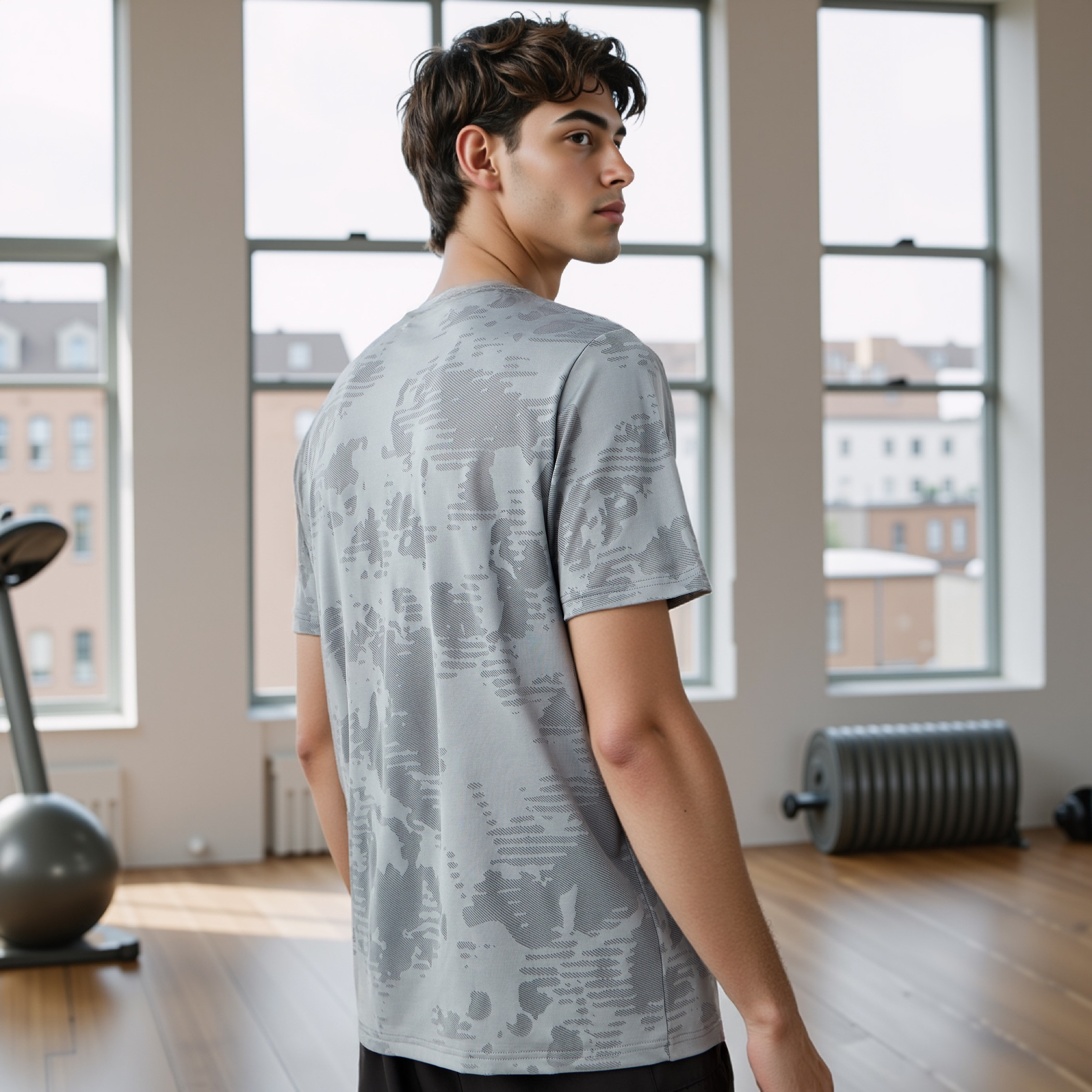 تيشيرت تدريب بطبعات شعار من كابا-men-clothing-sportswearandactivewear-tshirtsandpolos-image-8