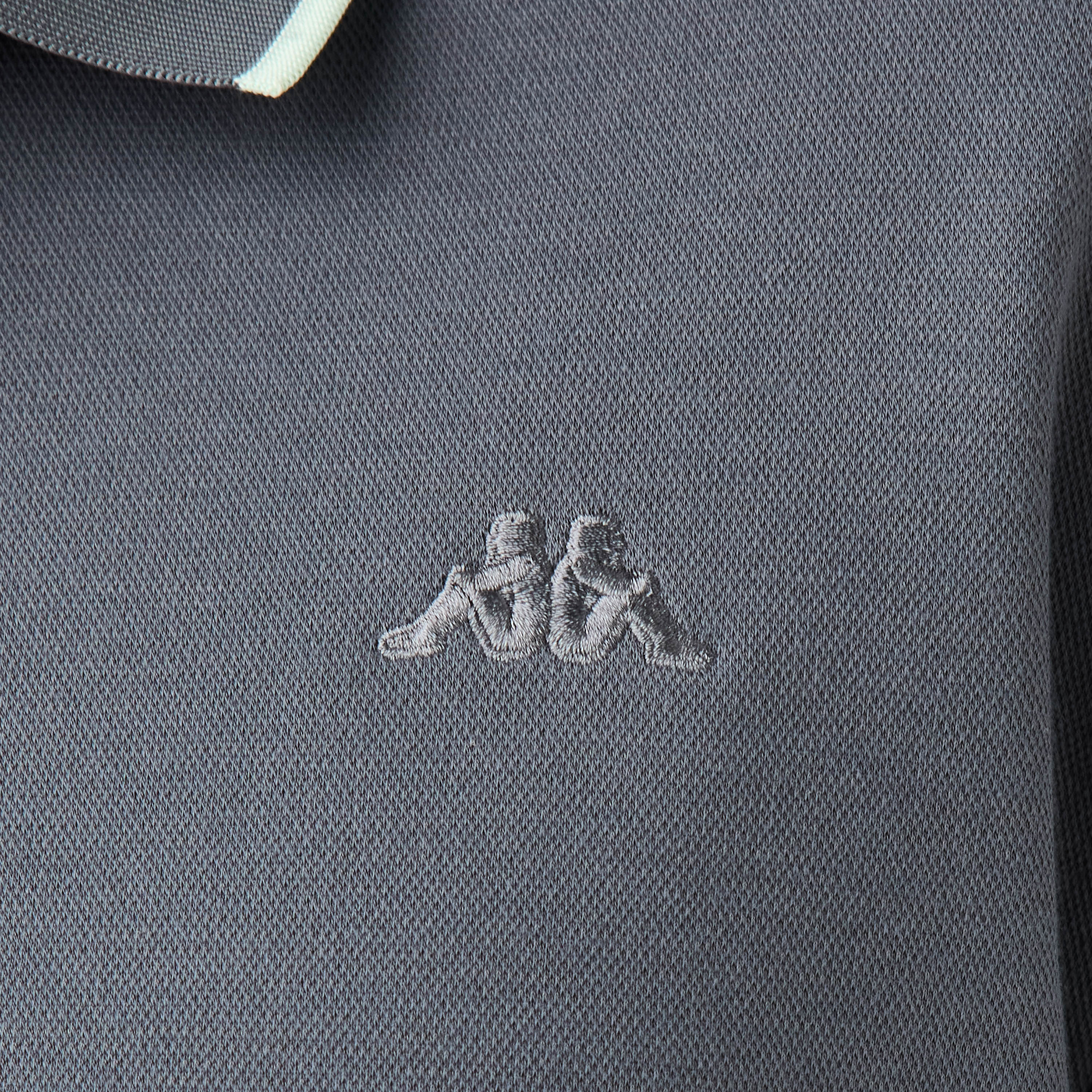 Kappa Logo Embroidered Polo T-shirt with Short Sleeves-men-clothing-tshirtsandpolos-polos-image-5