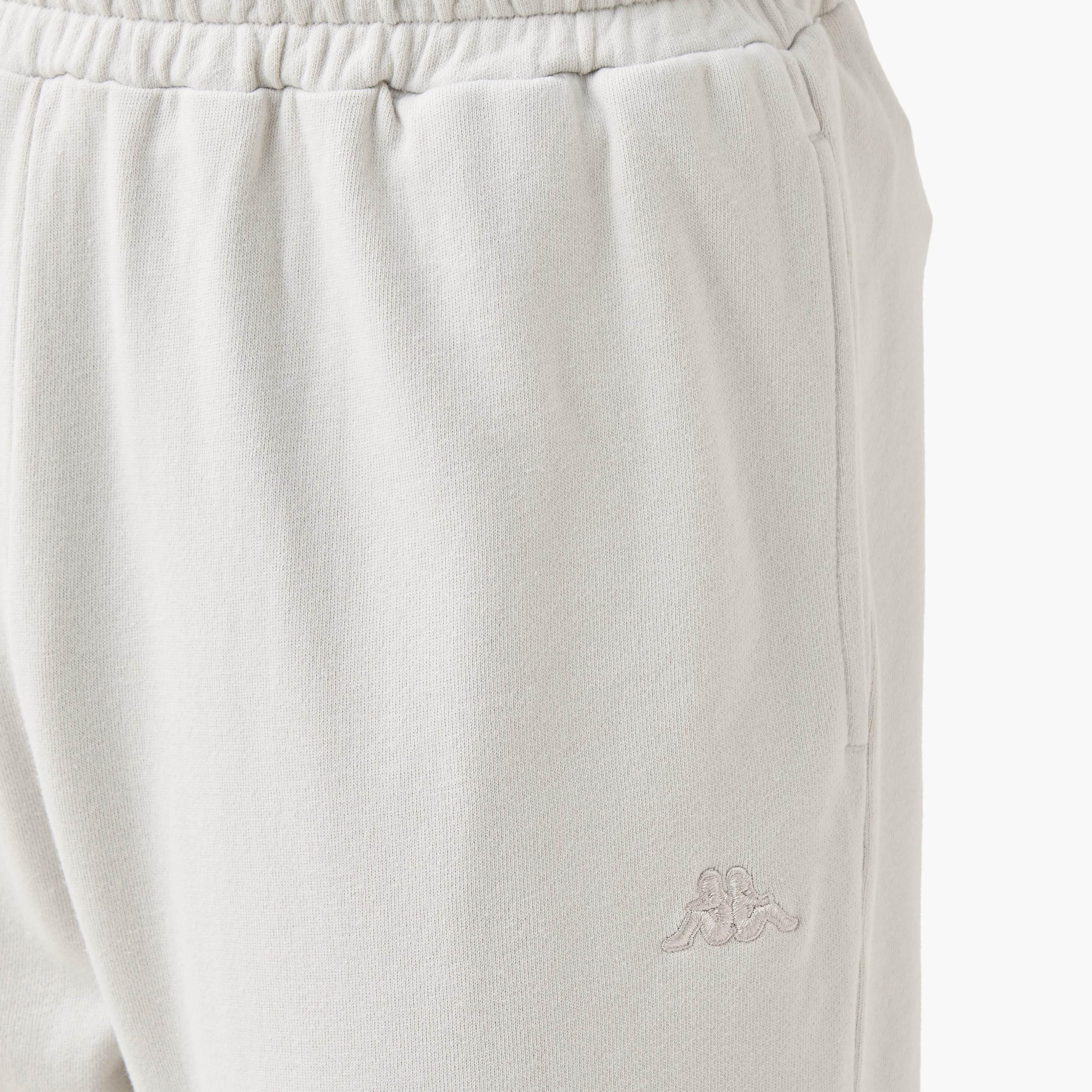Kappa Logo Embroidered Joggers with Piping Detail and Pockets-men-clothing-sportswearandactivewear-bottoms-joggers-image-4