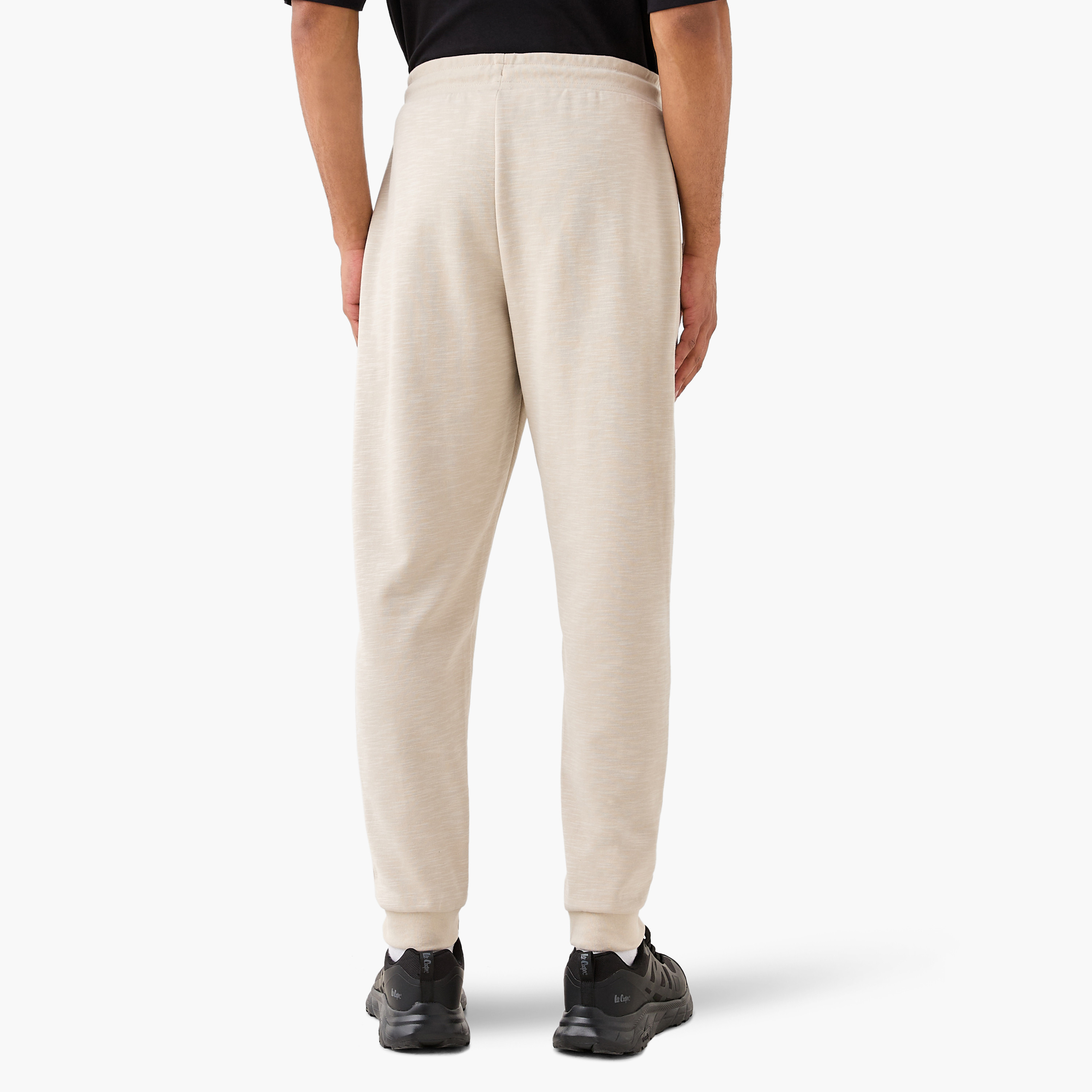 Kappa Regular Fit Logo Detail Joggers with Drawstring Closure and Pockets-men-clothing-sportswearandactivewear-bottoms-joggers-image-3