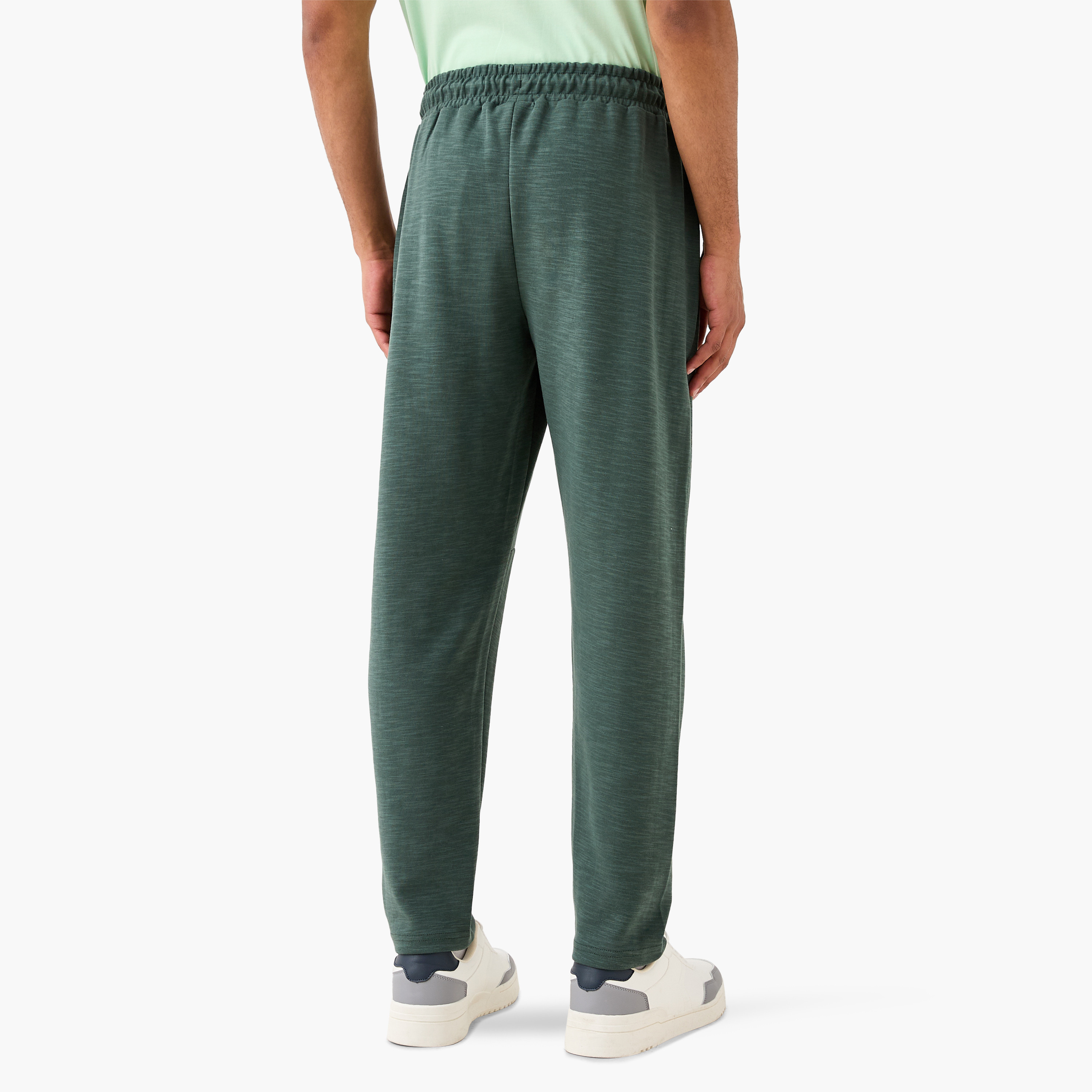 Kappa Regular Fit Panelled Joggers with Drawstring Closure and Pockets-men-clothing-sportswearandactivewear-tracksuits-image-3