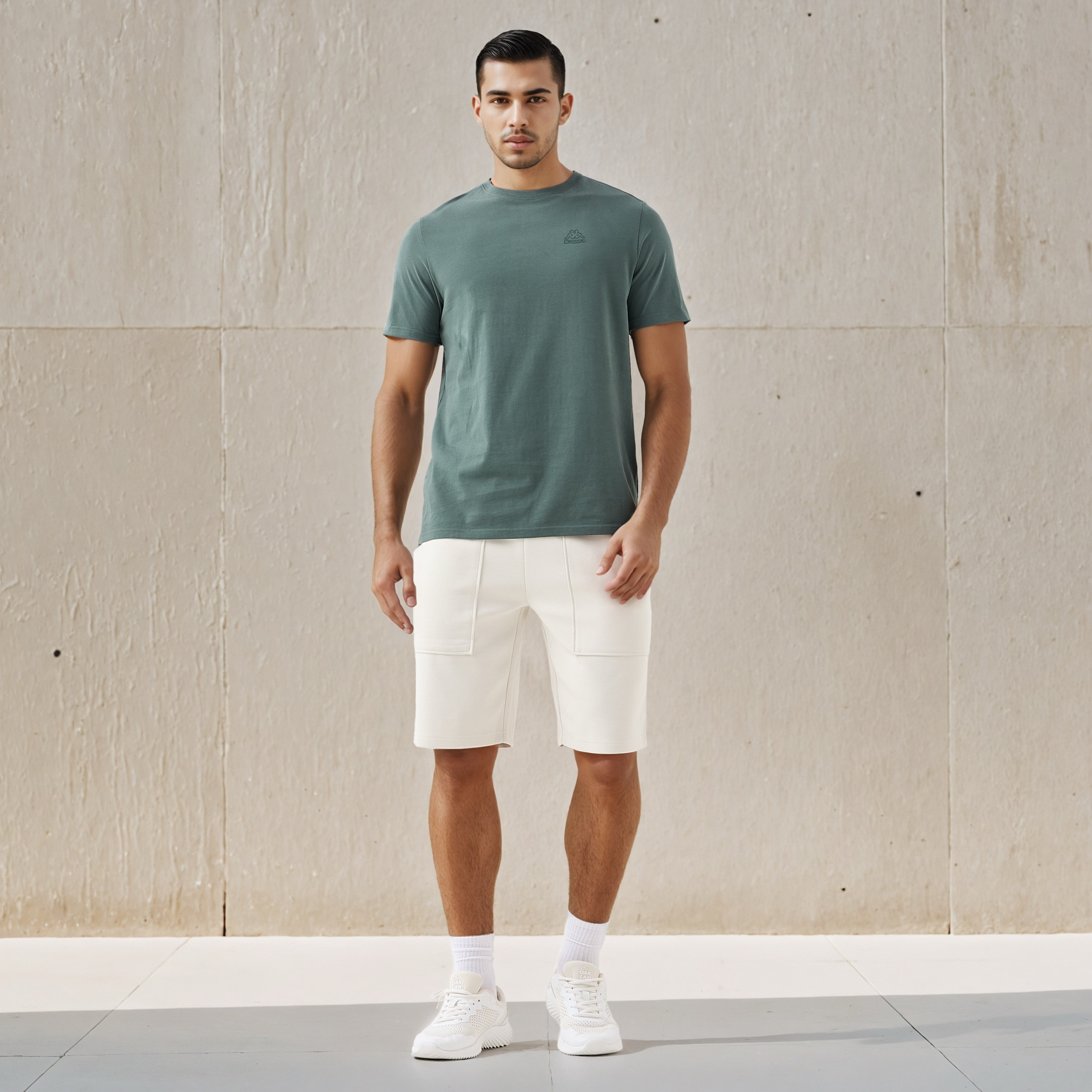 Kappa Logo Detail Crew Neck T-shirt-men-clothing-sportswearandactivewear-tshirtsandpolos-image-2