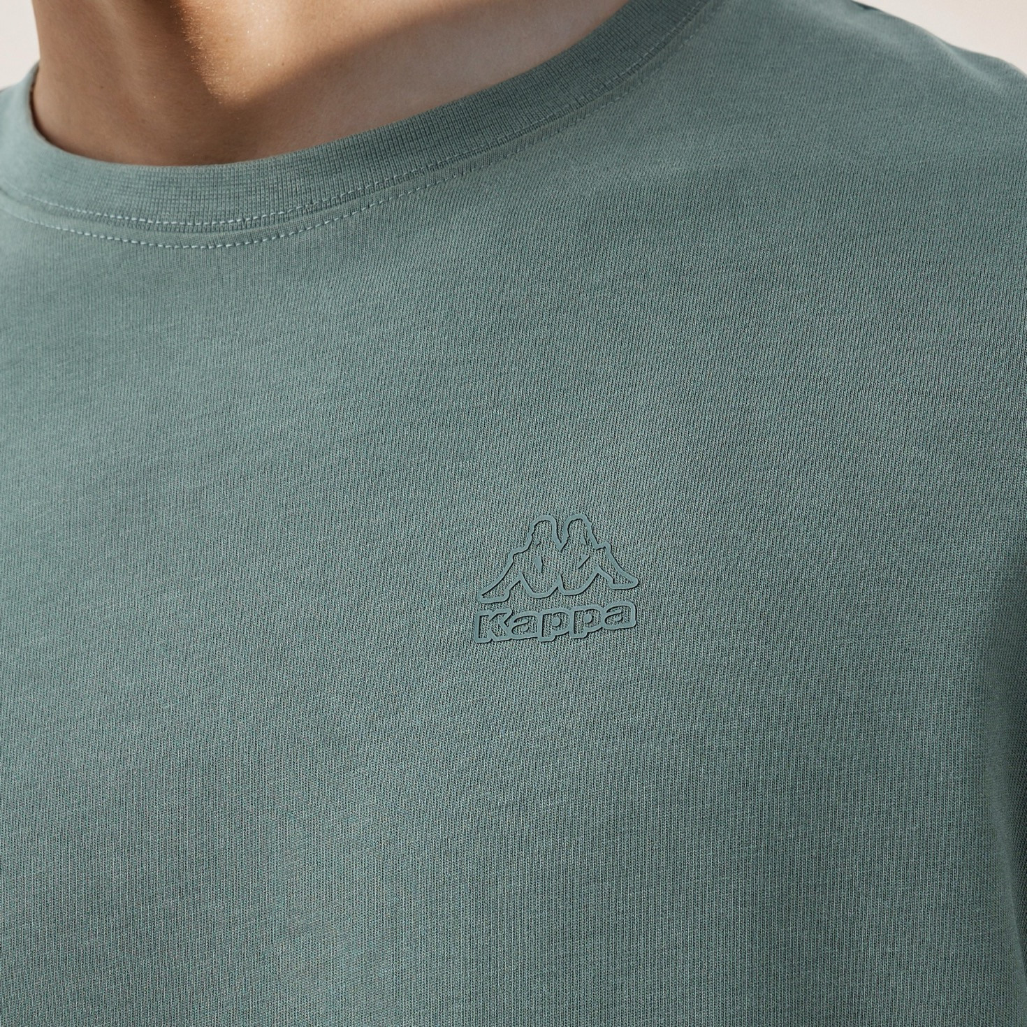 Kappa Logo Detail Crew Neck T-shirt-men-clothing-sportswearandactivewear-tshirtsandpolos-image-5