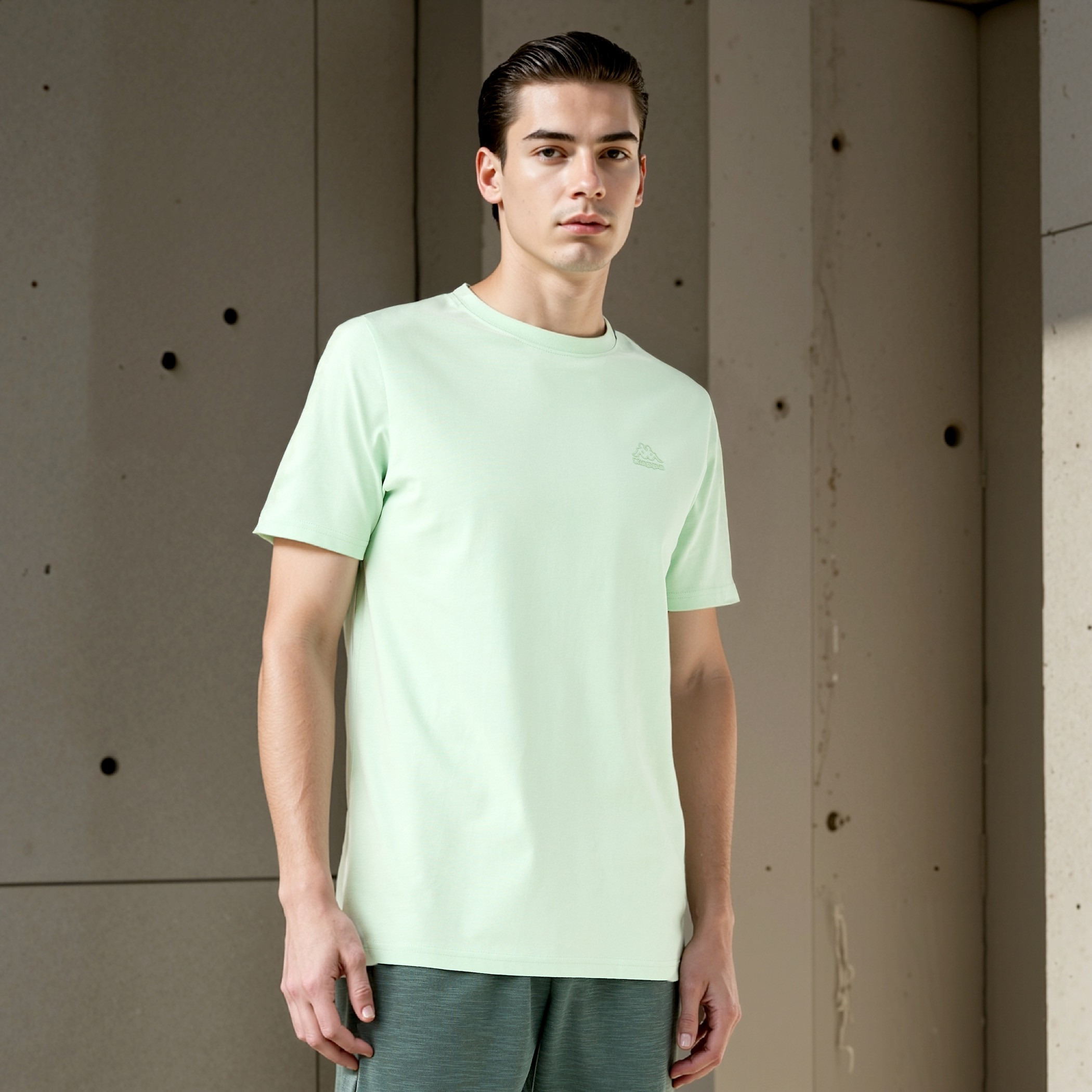 Kappa Logo Detail Crew Neck T-shirt-men-clothing-sportswearandactivewear-tshirtsandpolos-image-1