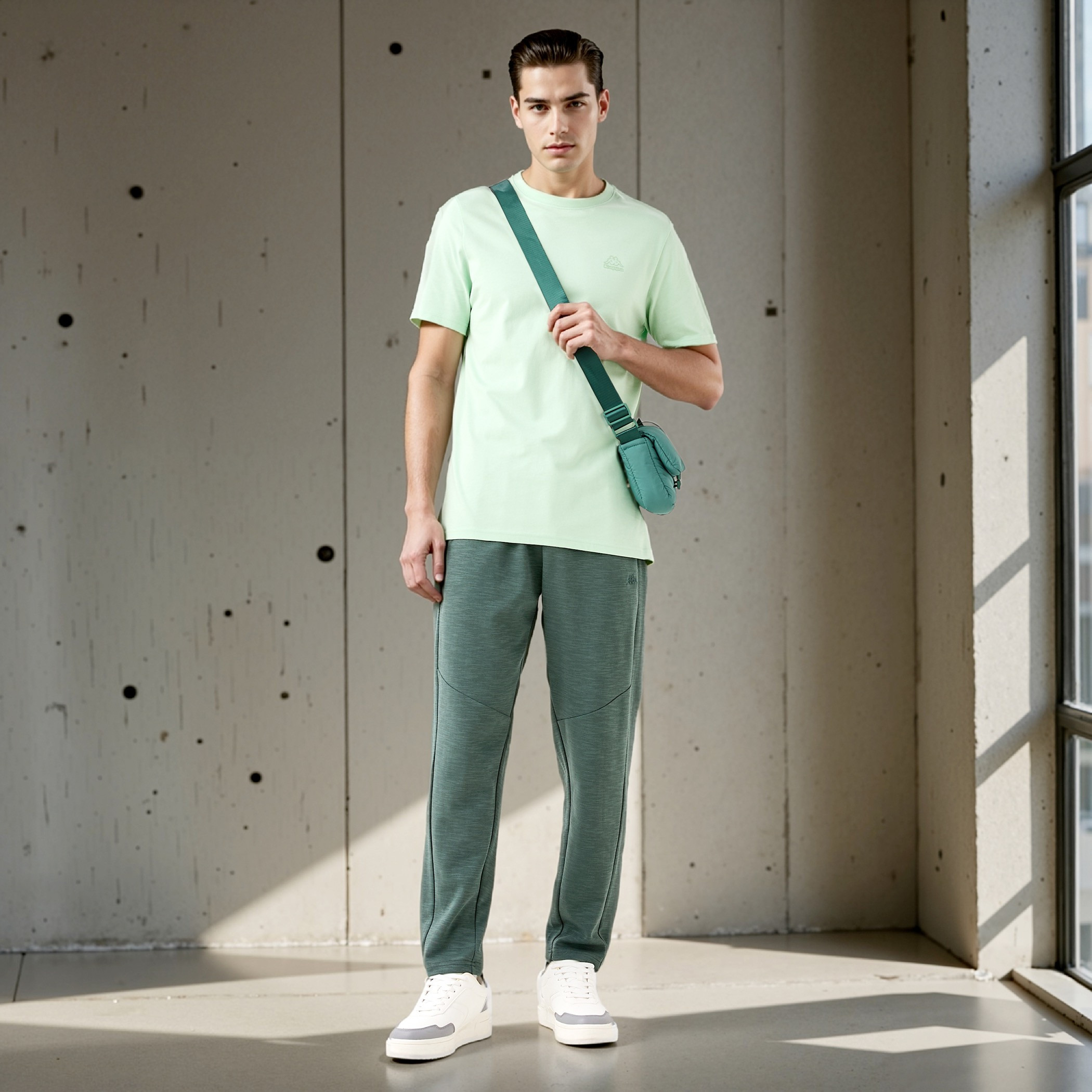 Kappa Logo Detail Crew Neck T-shirt-men-clothing-sportswearandactivewear-tshirtsandpolos-image-2