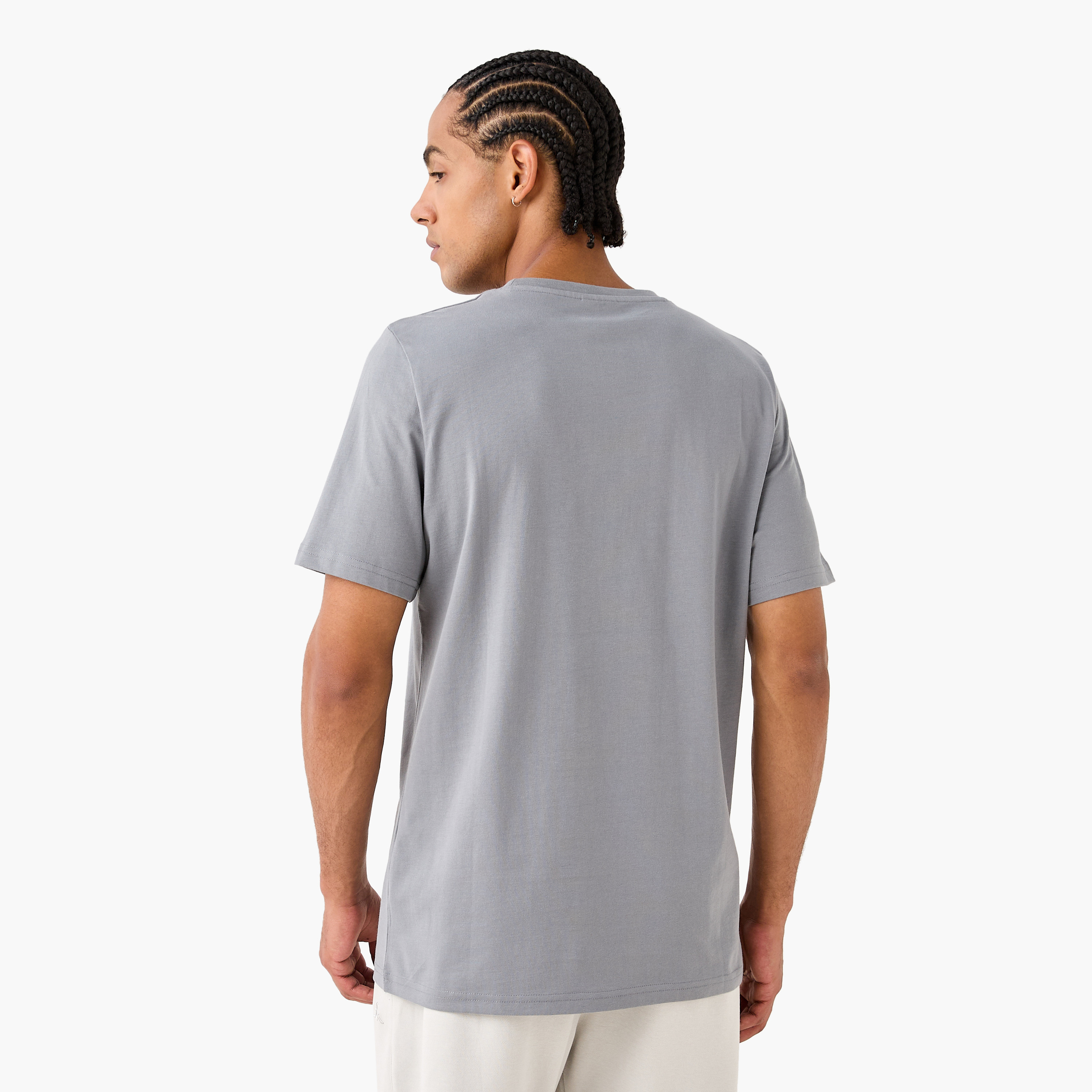 Kappa Logo Detail Crew Neck T-shirt-men-clothing-sportswearandactivewear-tshirtsandpolos-image-3