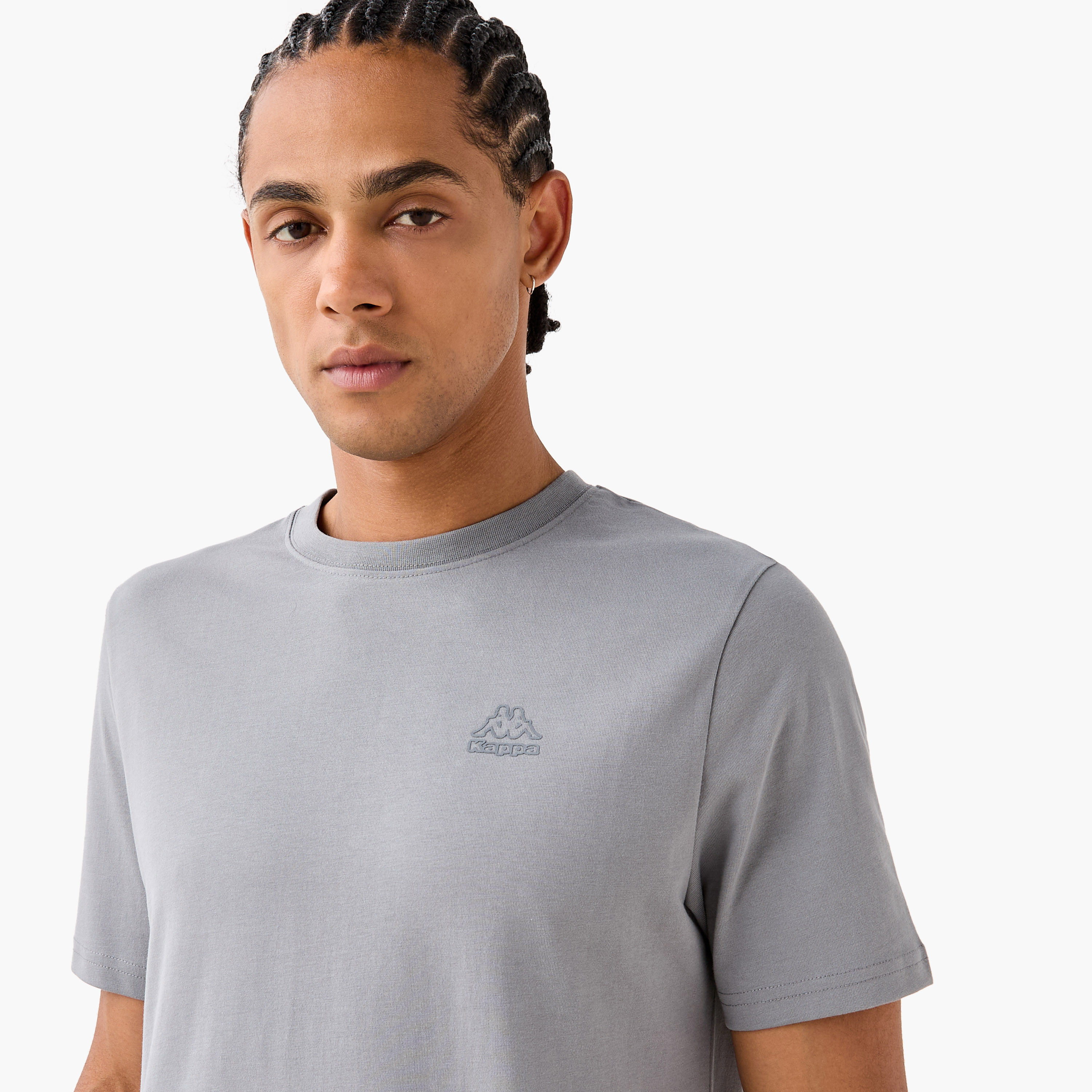 Kappa Logo Detail Crew Neck T-shirt-men-clothing-sportswearandactivewear-tshirtsandpolos-image-4