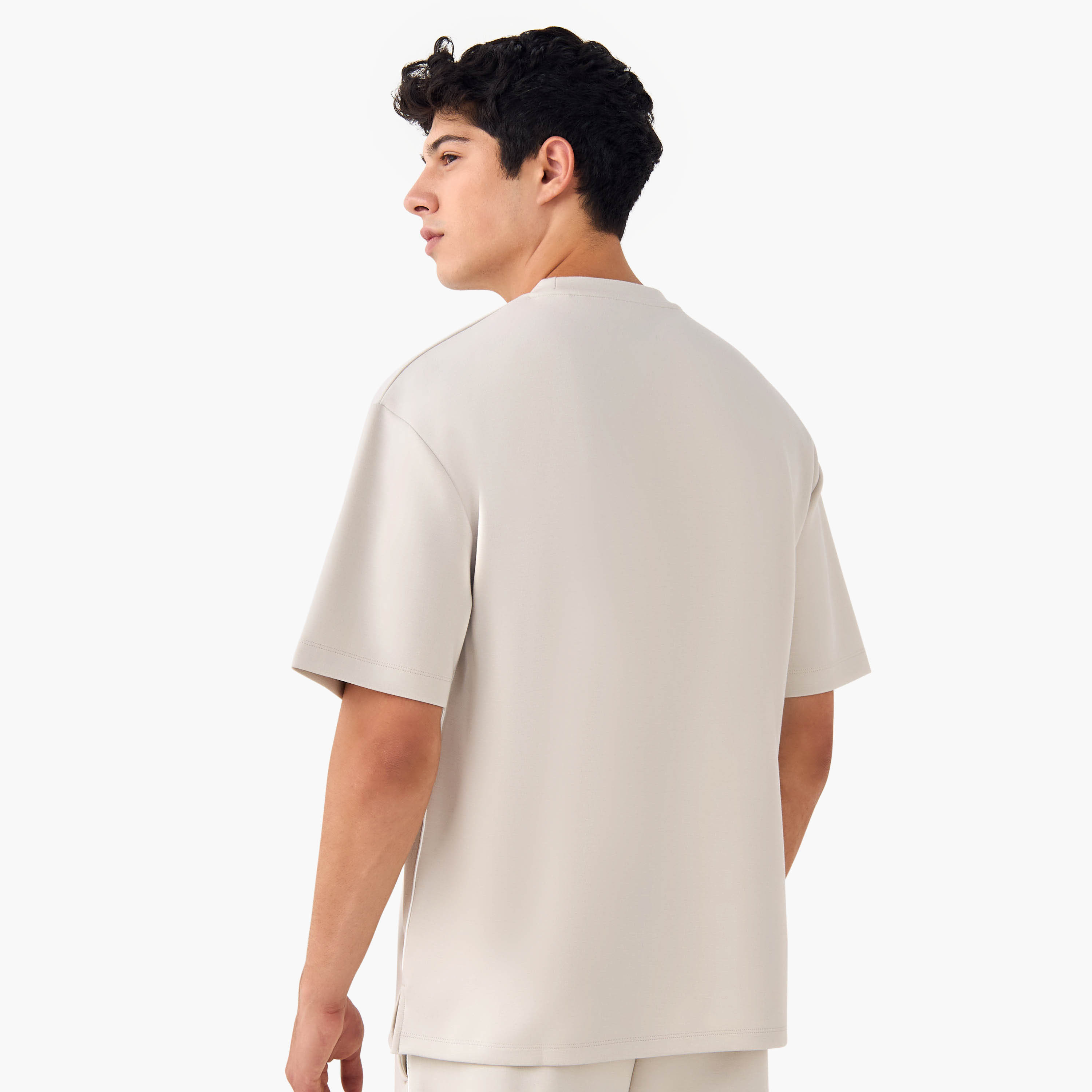 Kappa Printed Crew Neck T-shirt with Side Piping-men-clothing-sportswearandactivewear-tshirtsandpolos-image-3