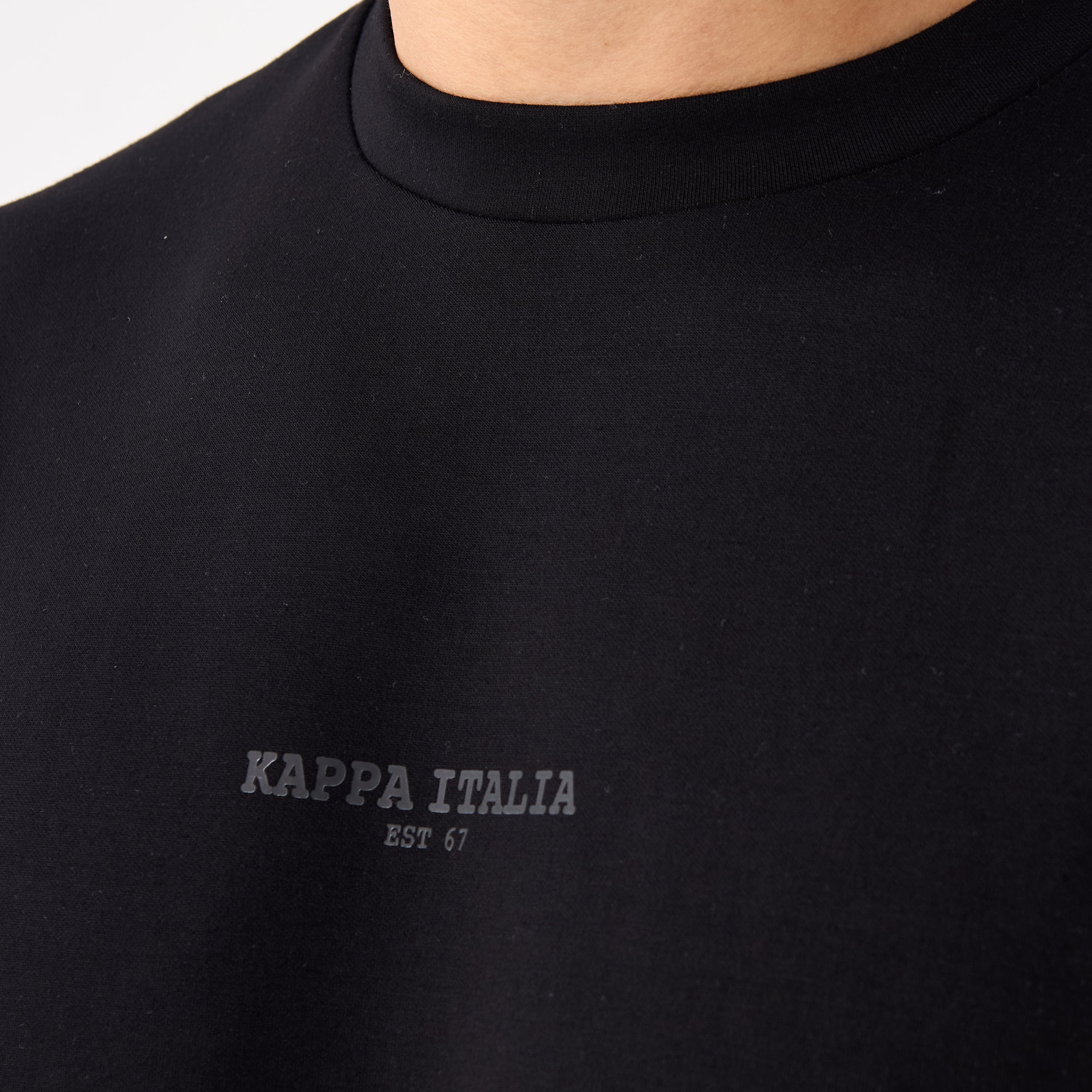 Kappa Printed Crew Neck T-shirt with Side Piping-men-clothing-sportswearandactivewear-tshirtsandpolos-image-5