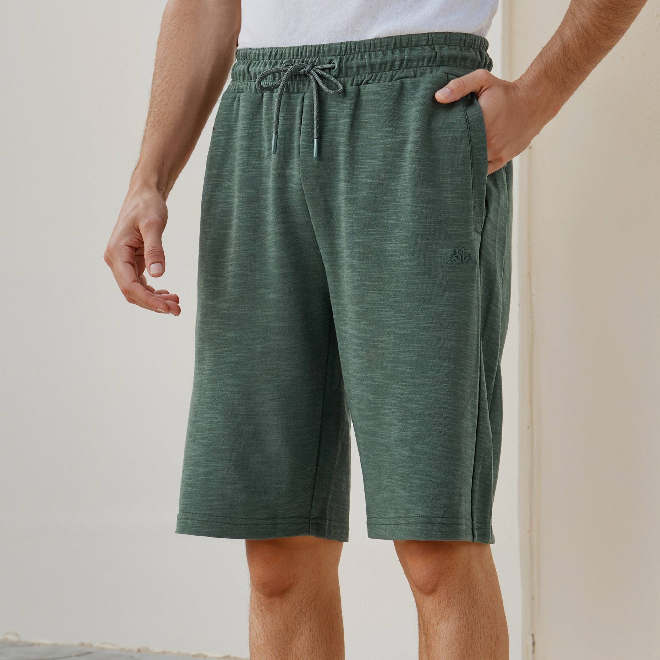 Kappa Regular Fit Shorts with Drawstring Closure and Pockets-men-clothing-bottoms-shorts-image-1