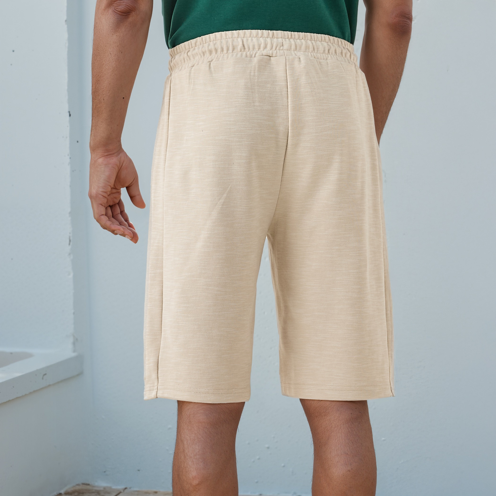 Kappa Regular Fit Shorts with Drawstring Closure and Pockets-men-clothing-bottoms-shorts-image-3