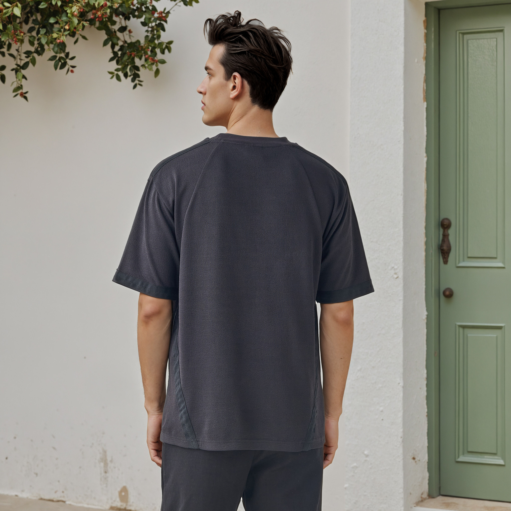 Kappa Jacquard Textured T-shirt-men-clothing-tshirtsandpolos-tshirts-image-3