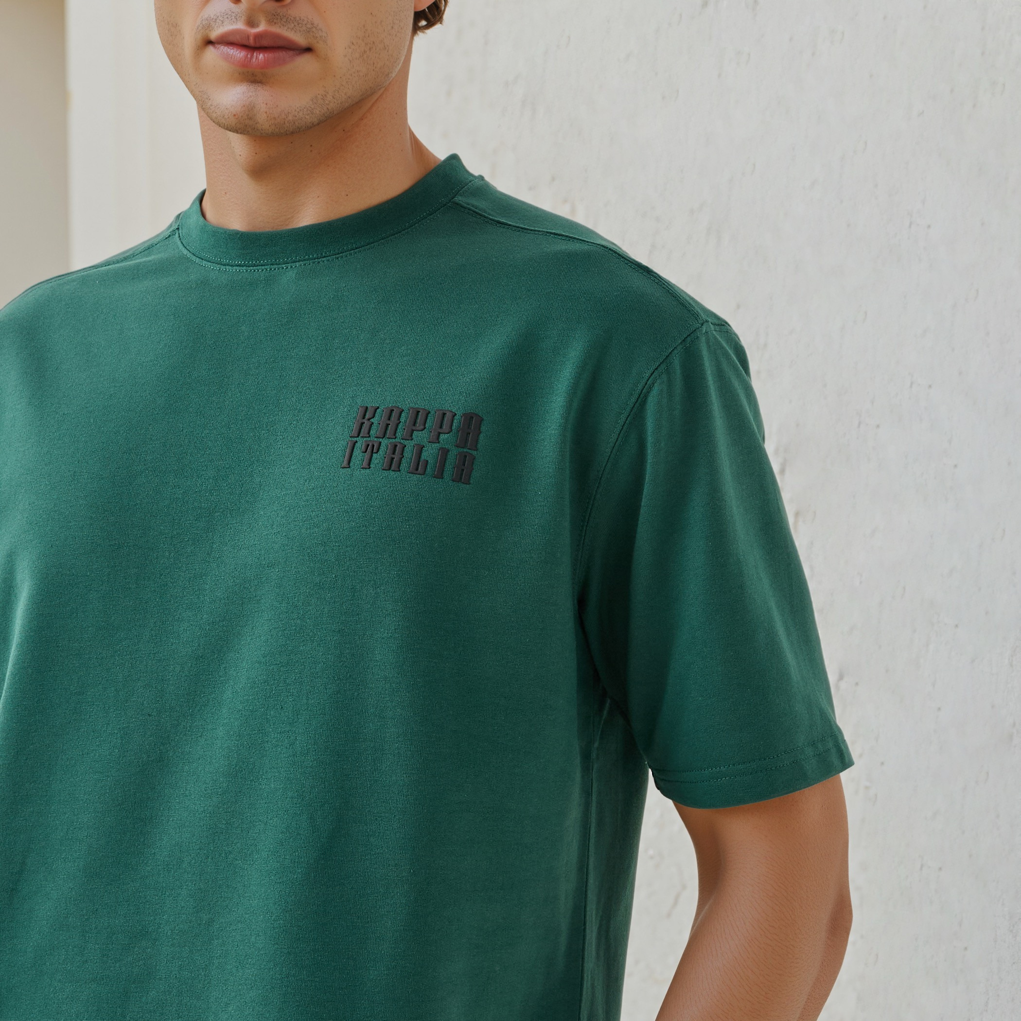 Kappa Graphic Print Crew Neck T-shirt-men-clothing-sportswearandactivewear-tshirtsandpolos-image-4