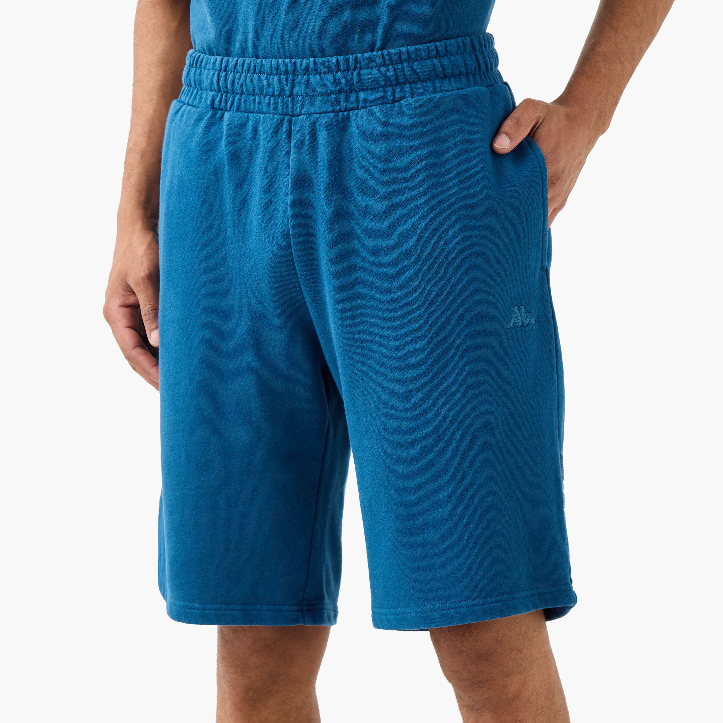 Kappa Panel Detail Shorts with Pockets-men-clothing-bottoms-shorts-image-1