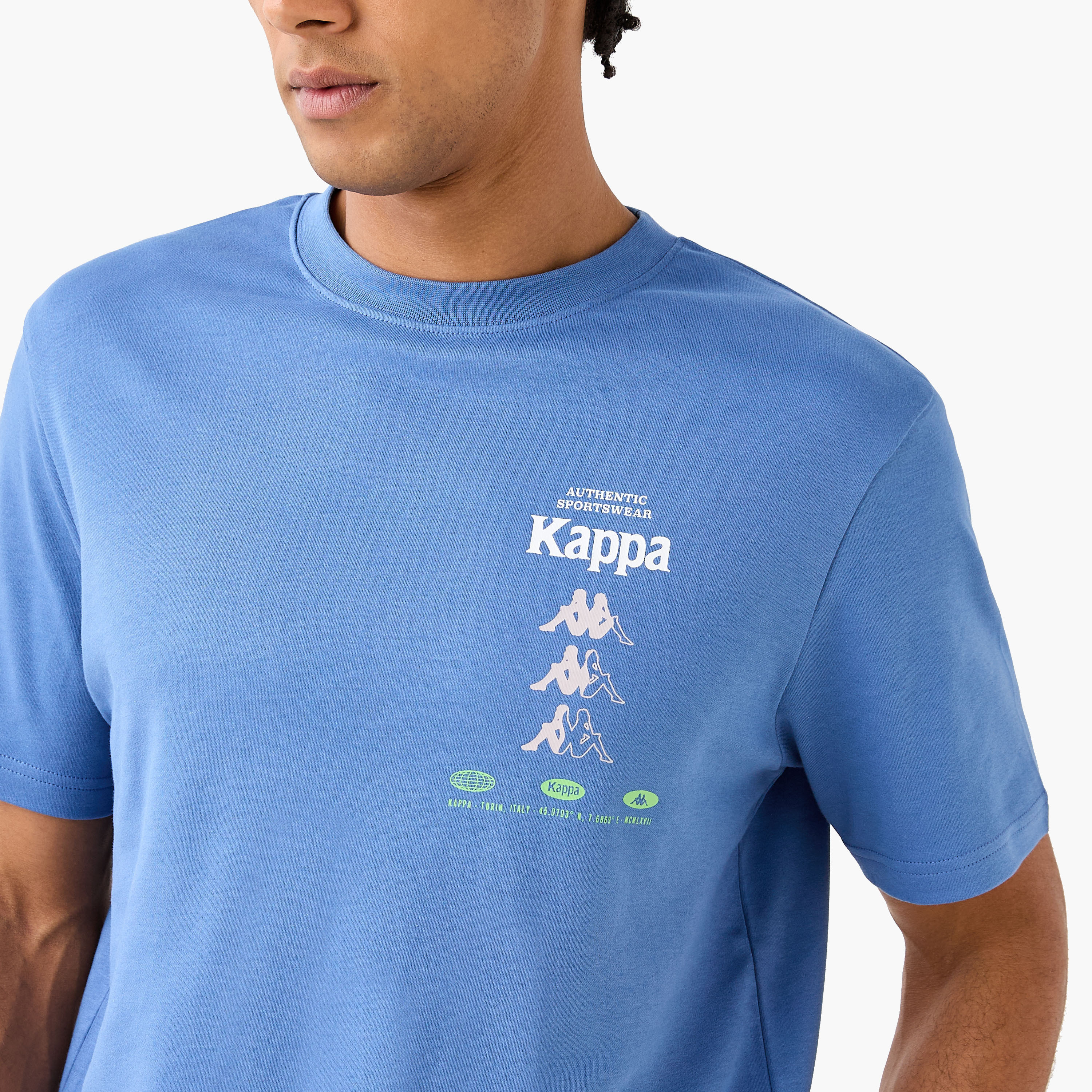 Kappa Relaxed Fit Logo Print Crew Neck T-shirt-men-clothing-sportswearandactivewear-tshirtsandpolos-image-4