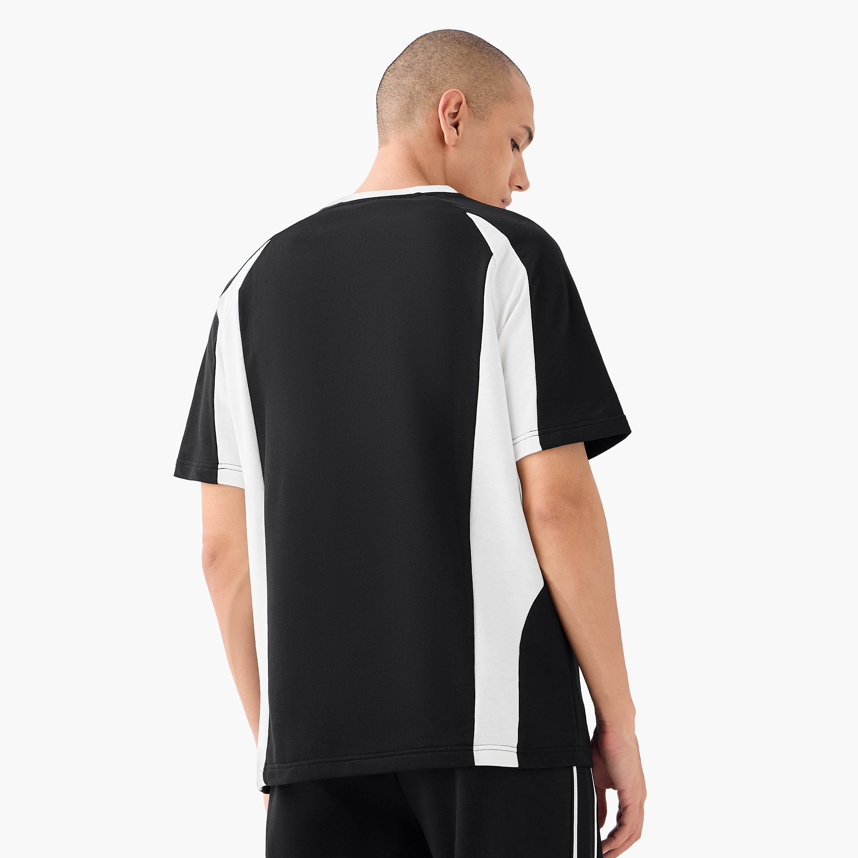 Kappa Colourblock T-shirt with Raglan Sleeves-men-clothing-sportswearandactivewear-tshirtsandpolos-image-3