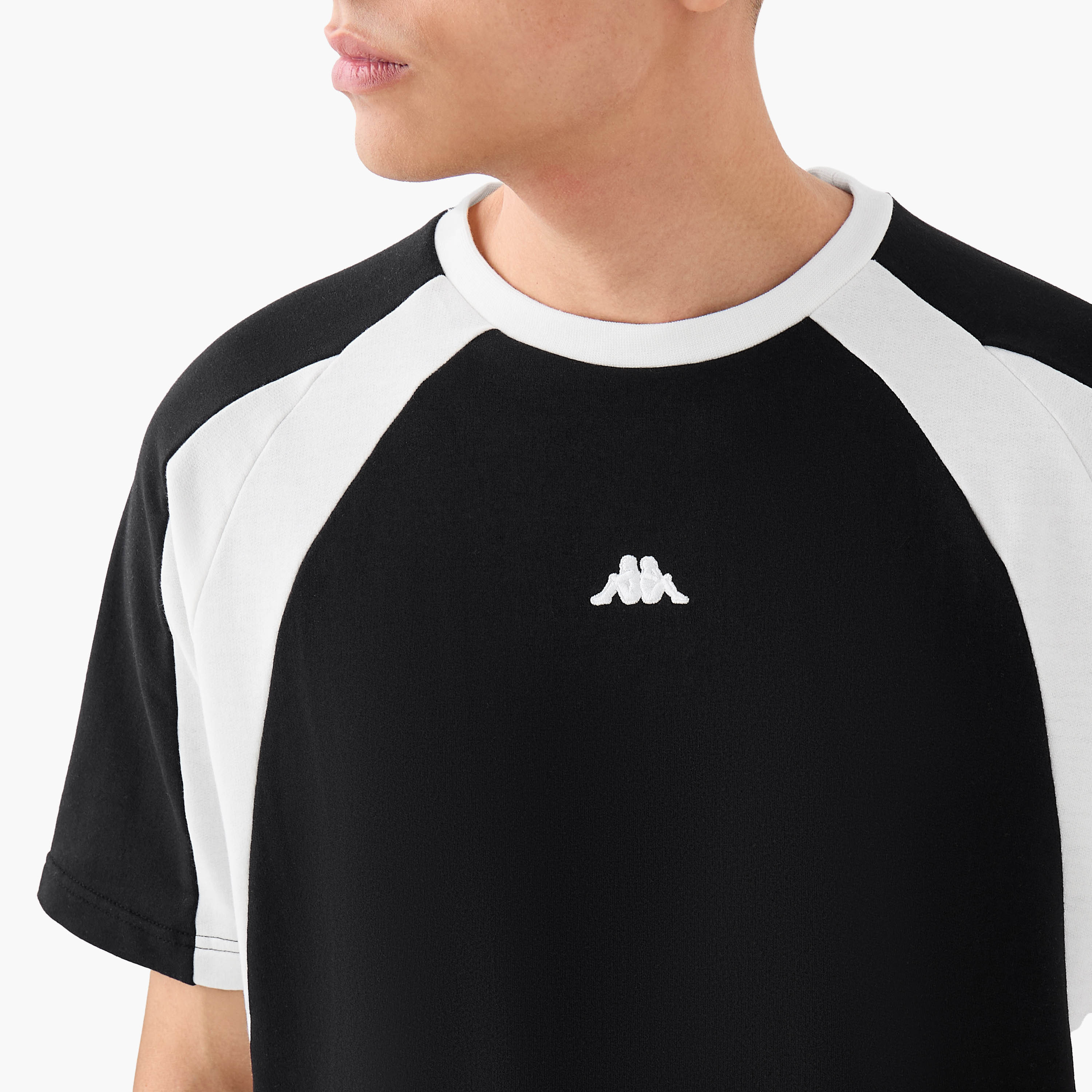 Kappa Colourblock T-shirt with Raglan Sleeves-men-clothing-sportswearandactivewear-tshirtsandpolos-image-4