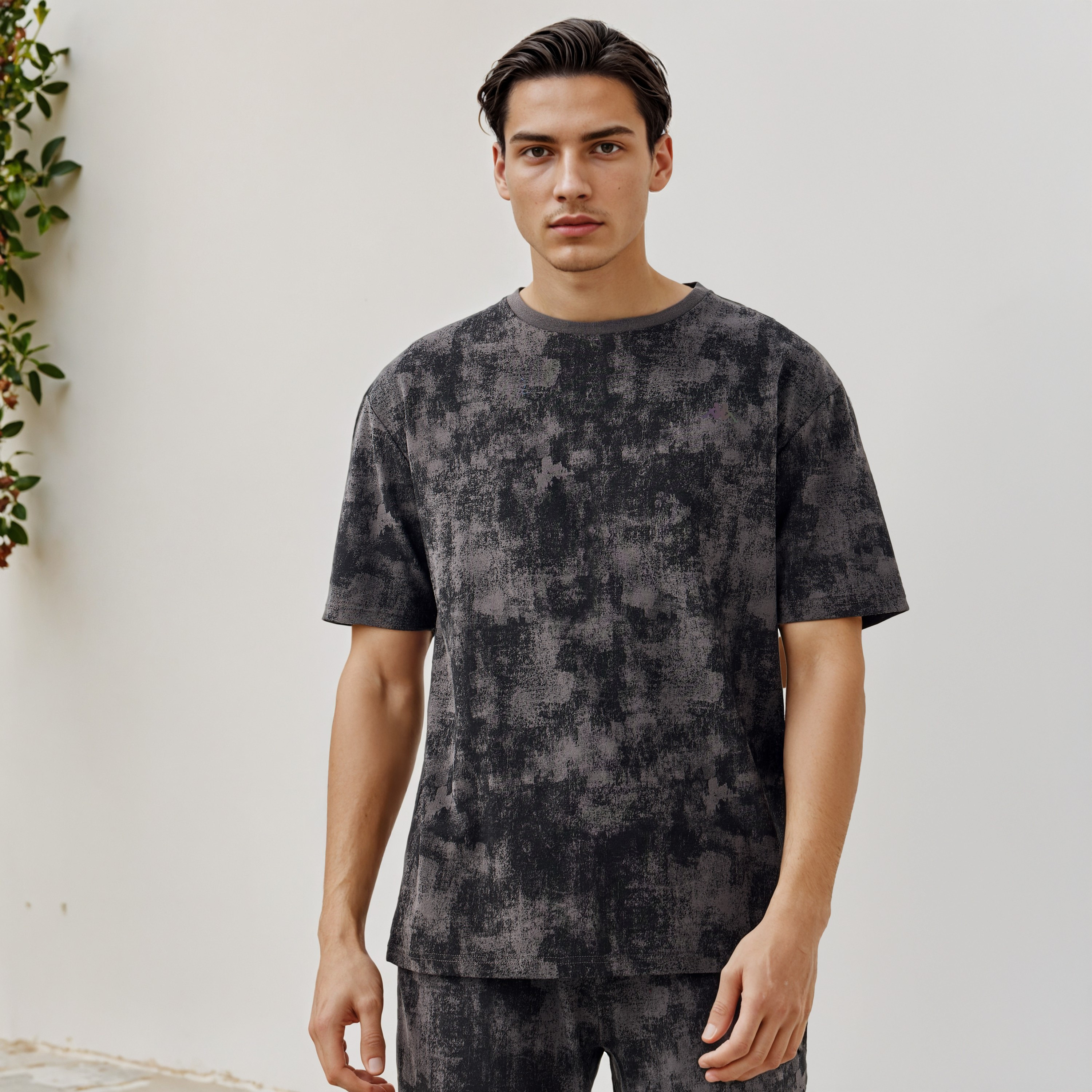 Kappa Textured Crew Neck T-shirt-men-clothing-sportswearandactivewear-tshirtsandpolos-image-1