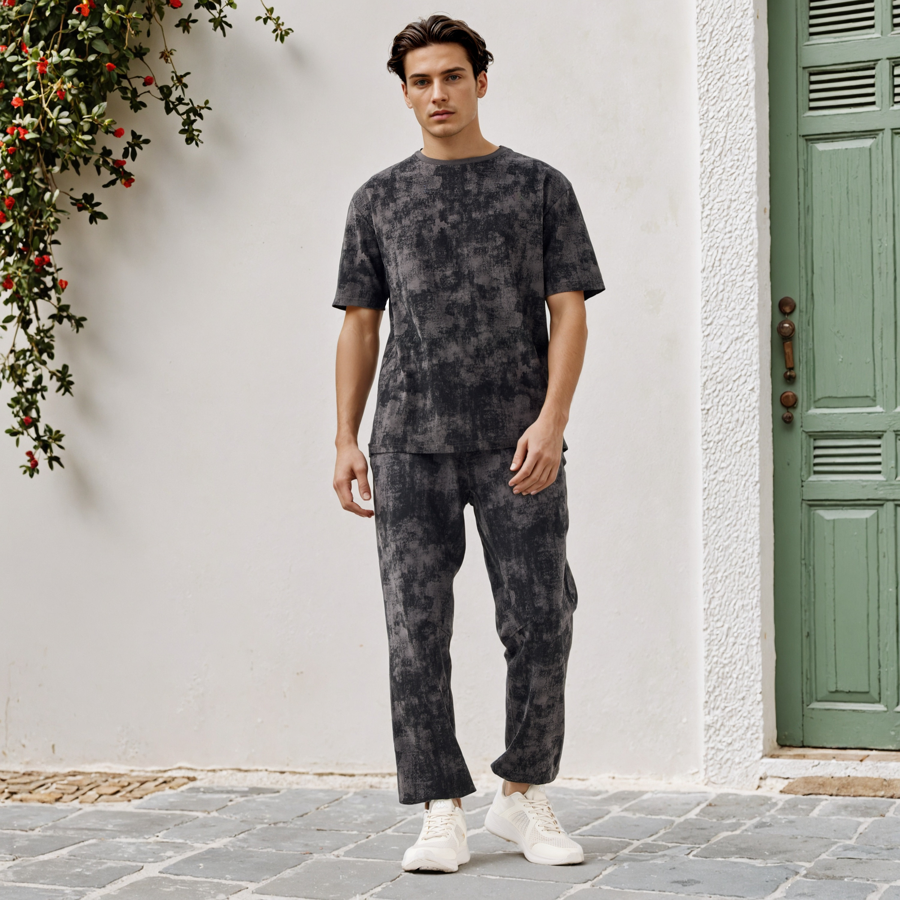 Kappa Textured Crew Neck T-shirt-men-clothing-sportswearandactivewear-tshirtsandpolos-image-2