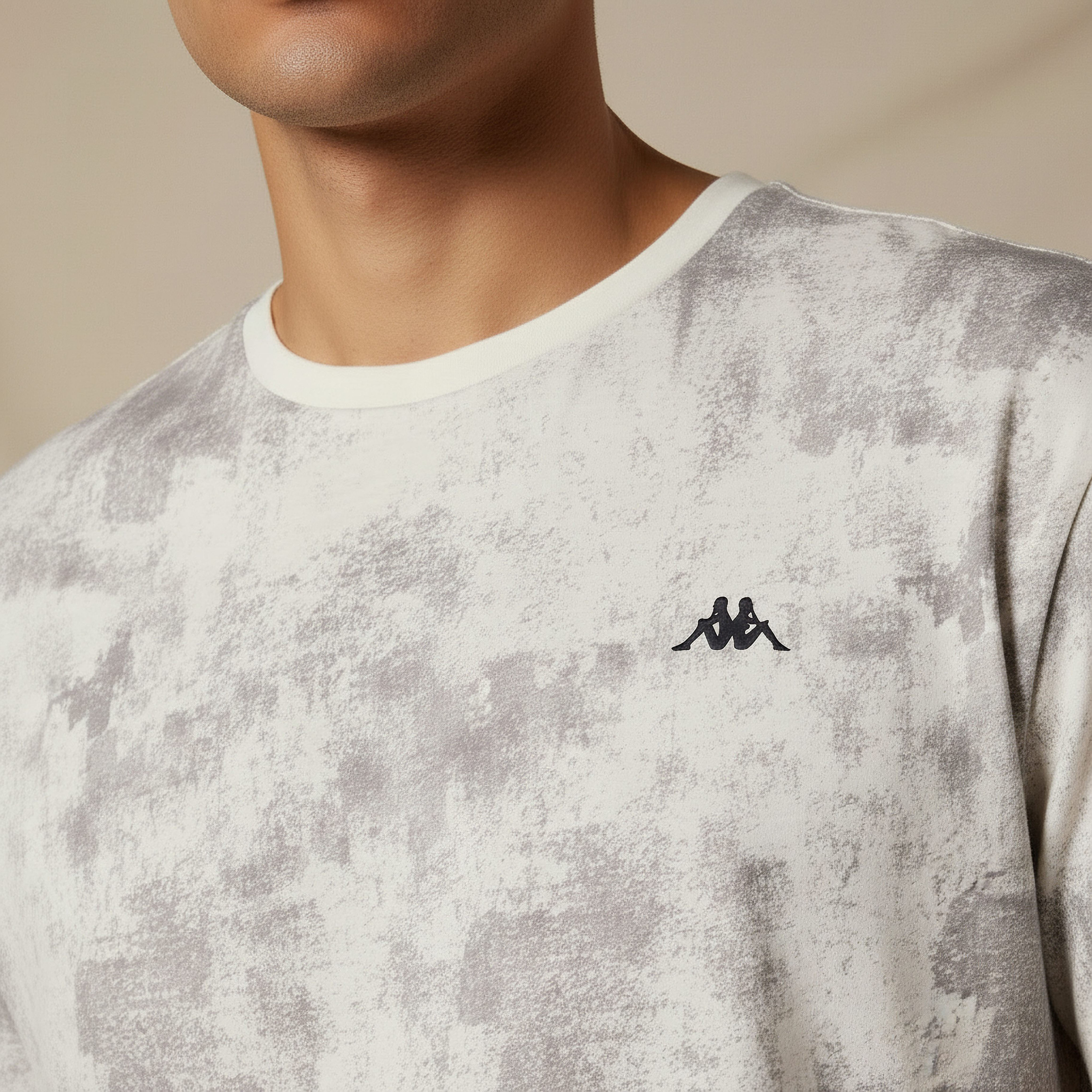 Kappa Textured Crew Neck T-shirt-men-clothing-sportswearandactivewear-tshirtsandpolos-image-4