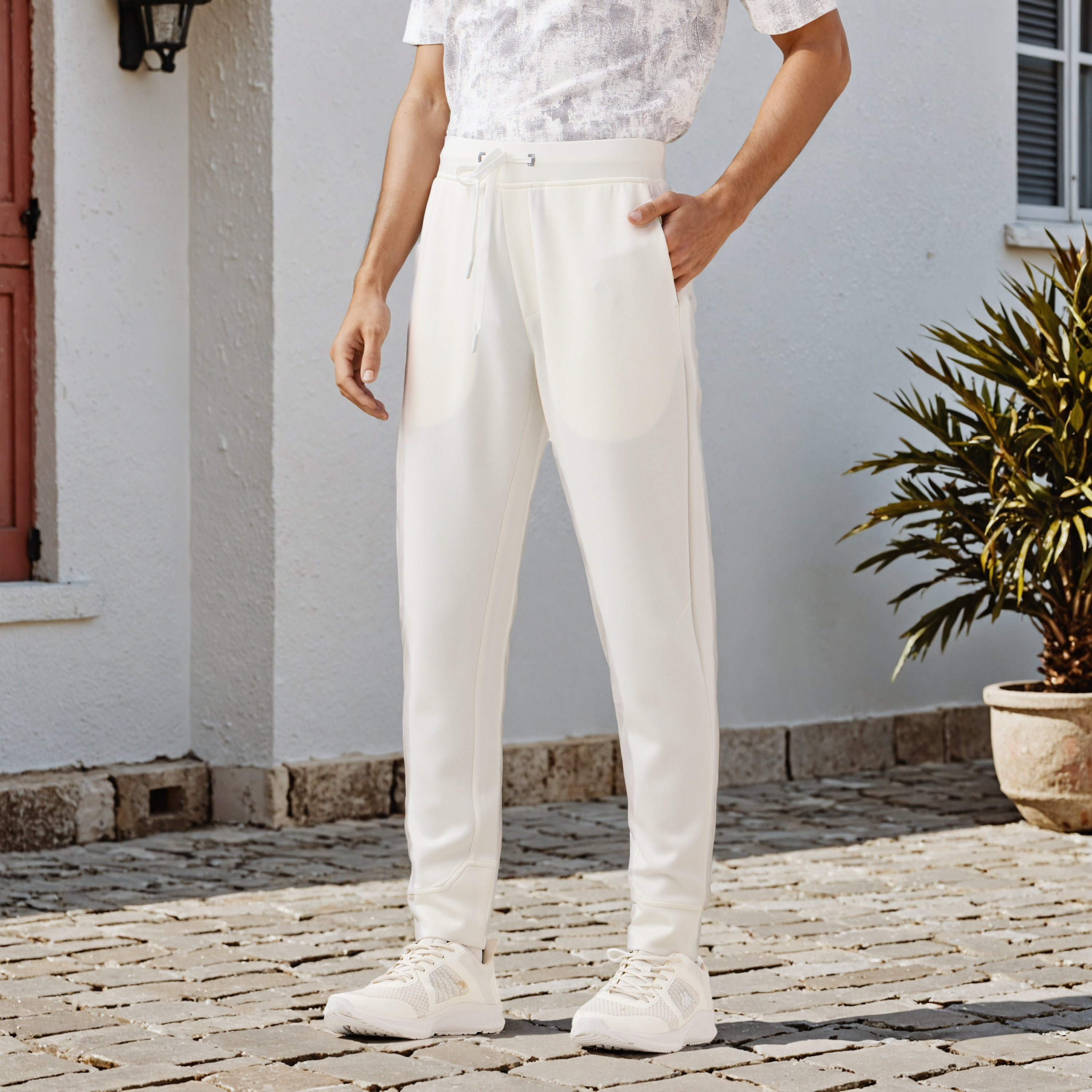 Kappa Performance Joggers with Pockets-men-clothing-sportswearandactivewear-bottoms-joggers-image-1