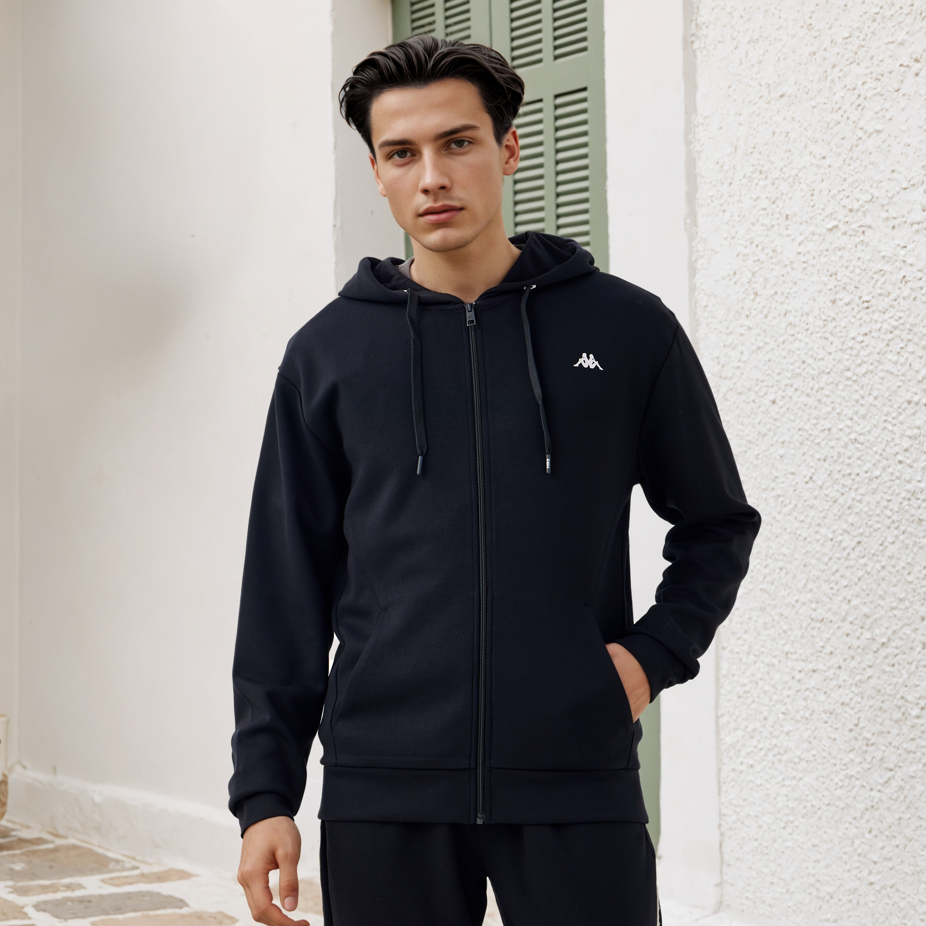 Kappa Hoodie with Pockets-men-winterwear-hoodiesandsweatshirts-image-1