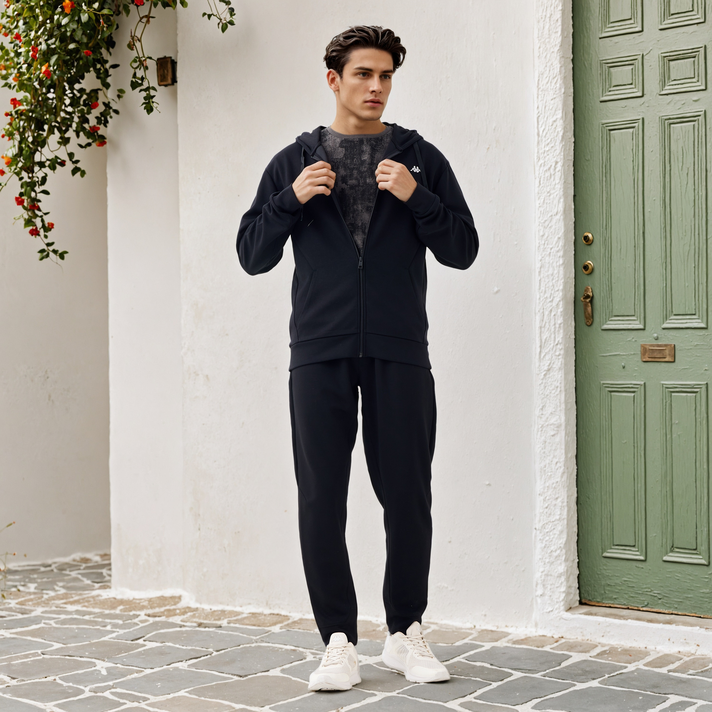 Kappa Hoodie with Pockets-men-winterwear-hoodiesandsweatshirts-image-2