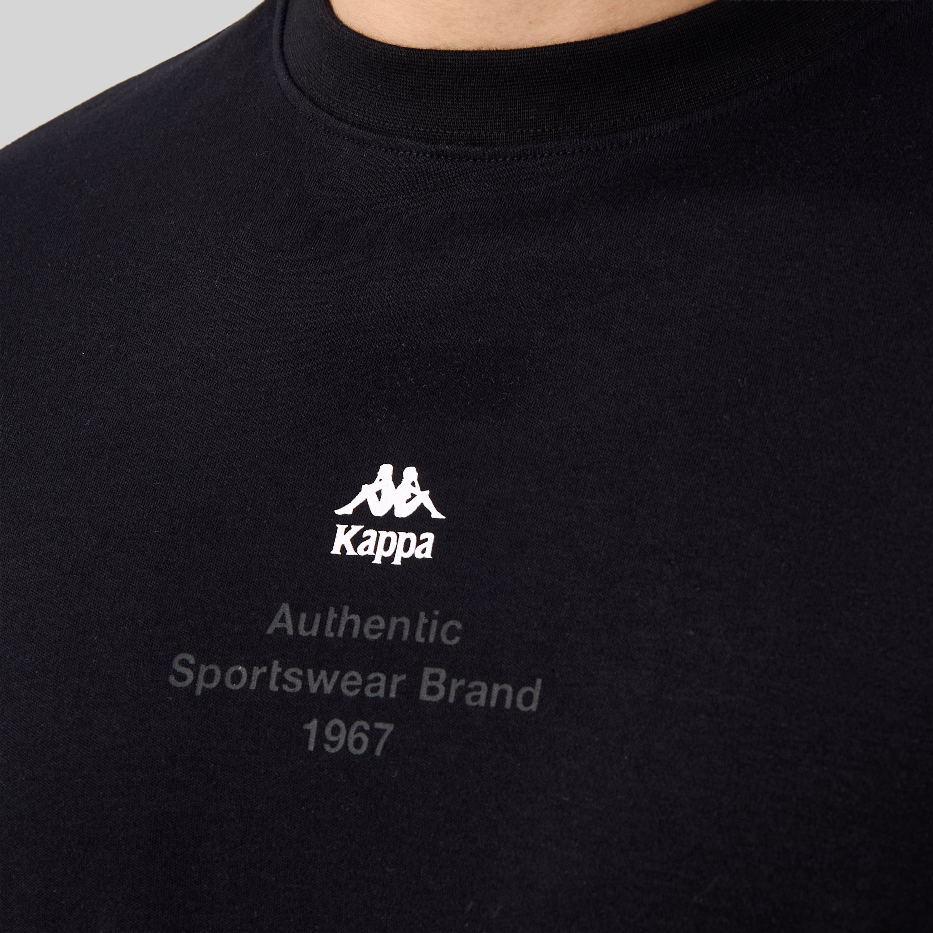 Kappa Logo Print Crew Neck T-shirt-men-clothing-sportswearandactivewear-tshirtsandpolos-image-5