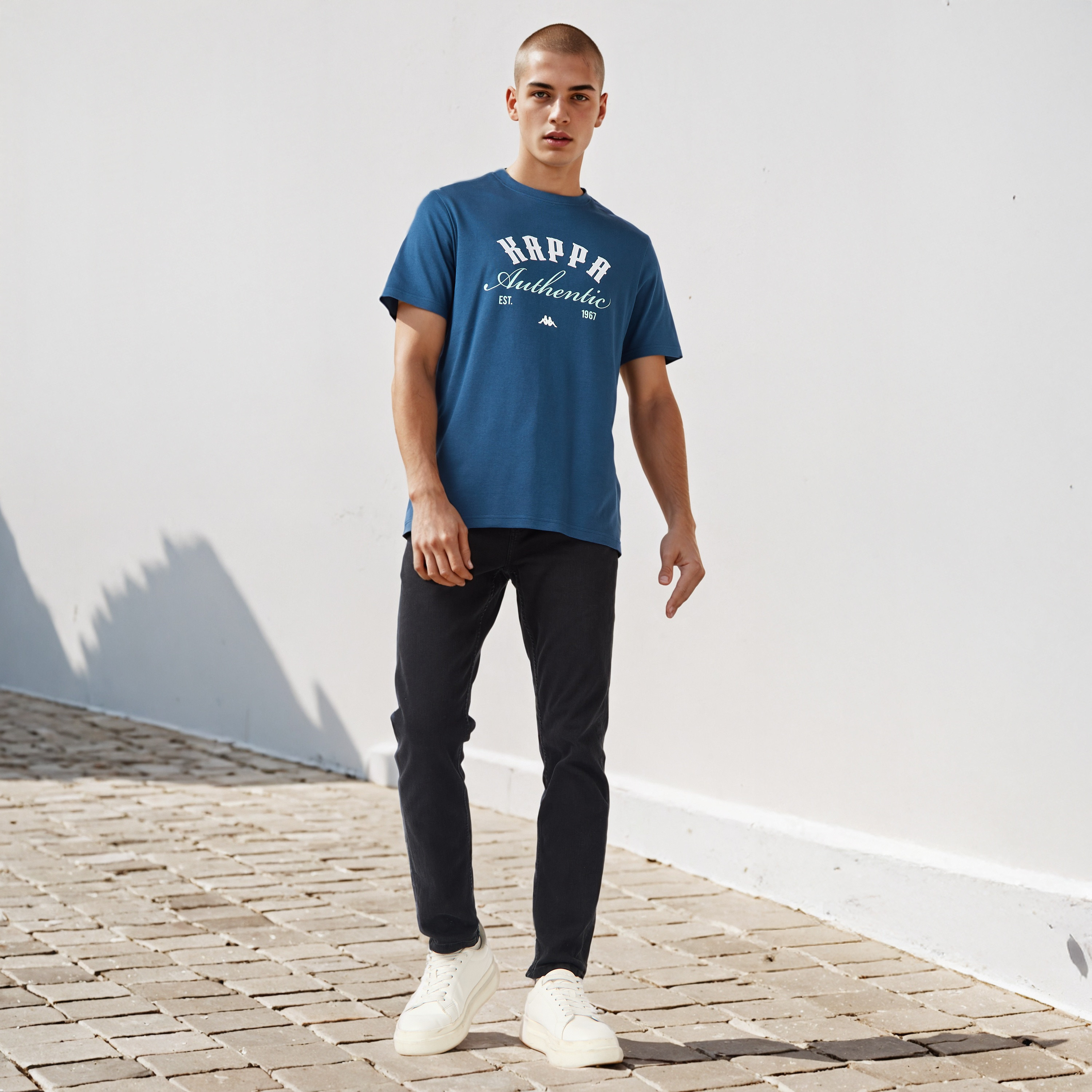 Kappa Logo Print T-shirt-men-clothing-tshirtsandpolos-tshirts-image-2