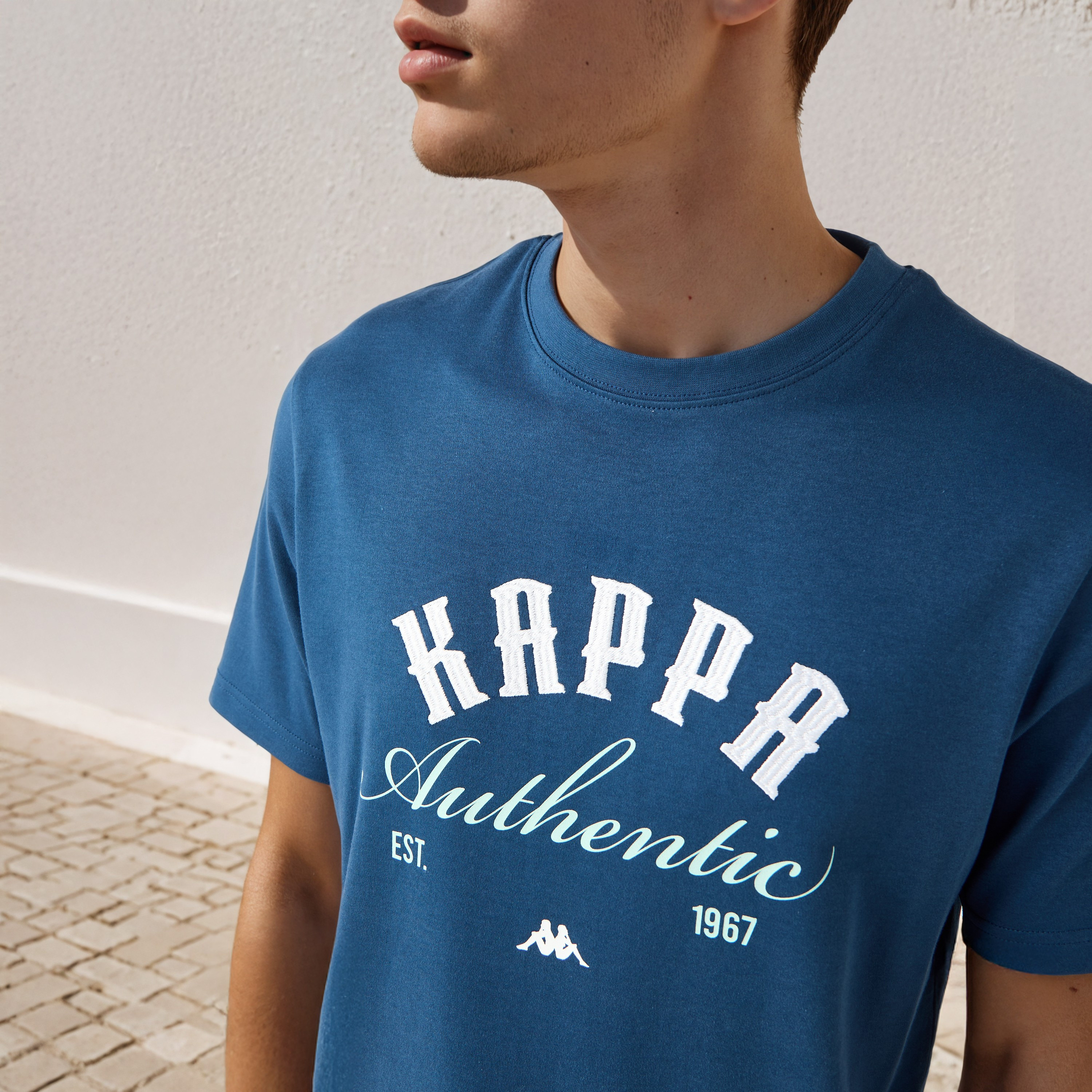 Kappa Logo Print T-shirt-men-clothing-tshirtsandpolos-tshirts-image-4