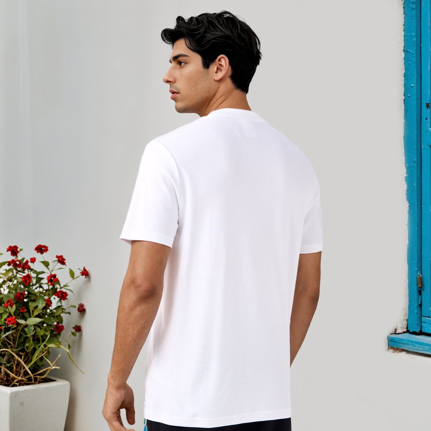 Kappa Logo Print Crew Neck T-shirt-men-clothing-sportswearandactivewear-tshirtsandpolos-image-3