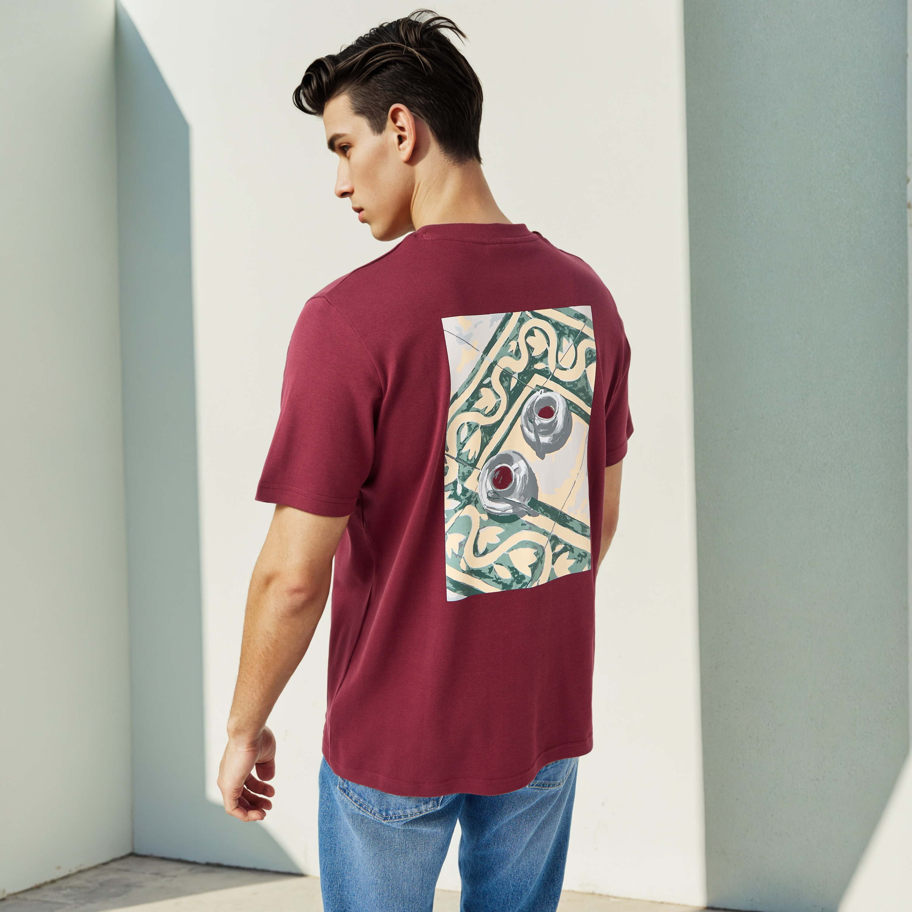 Kappa Logo Print T-shirt-men-clothing-tshirtsandpolos-tshirts-image-1