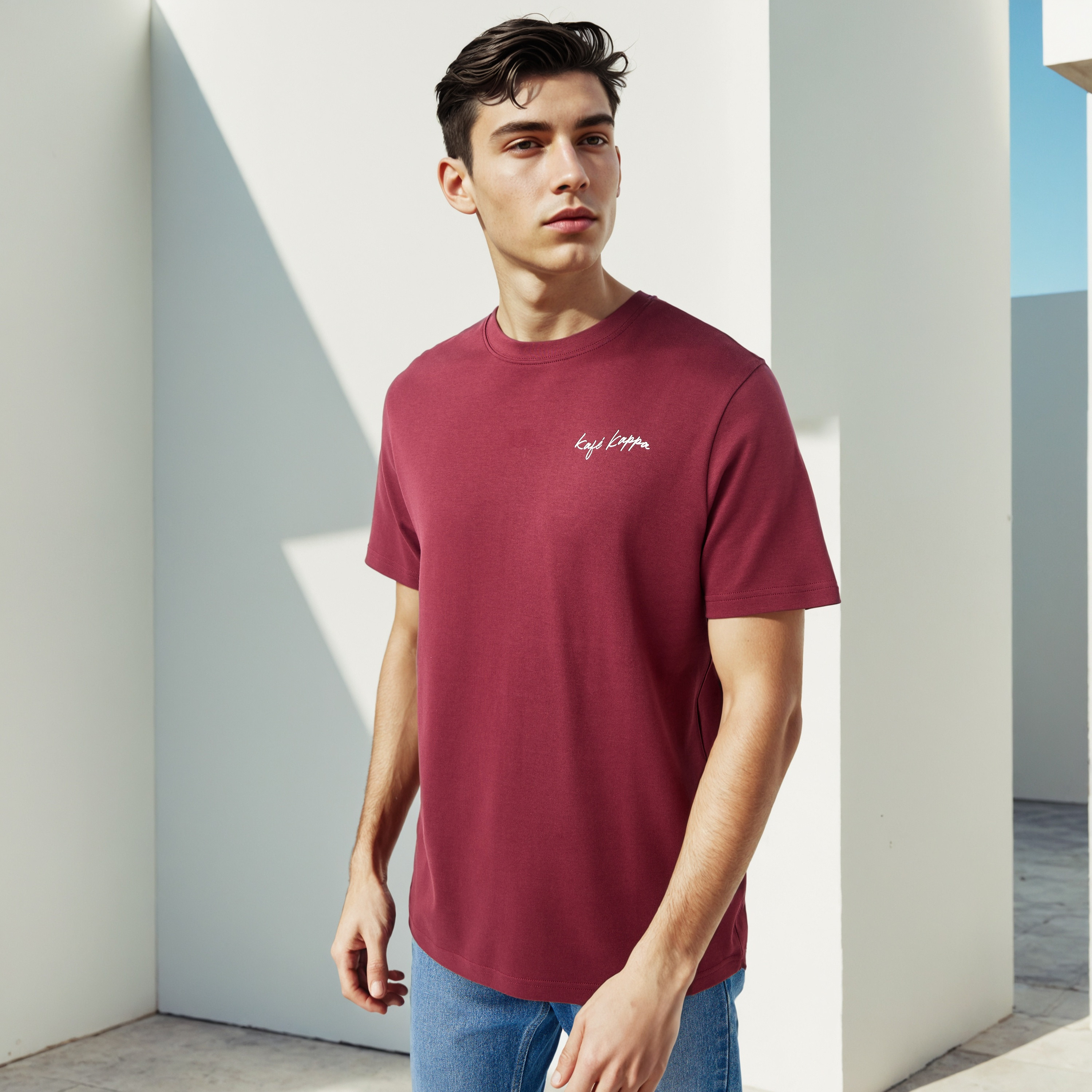 Kappa Logo Print T-shirt-men-clothing-tshirtsandpolos-tshirts-image-3
