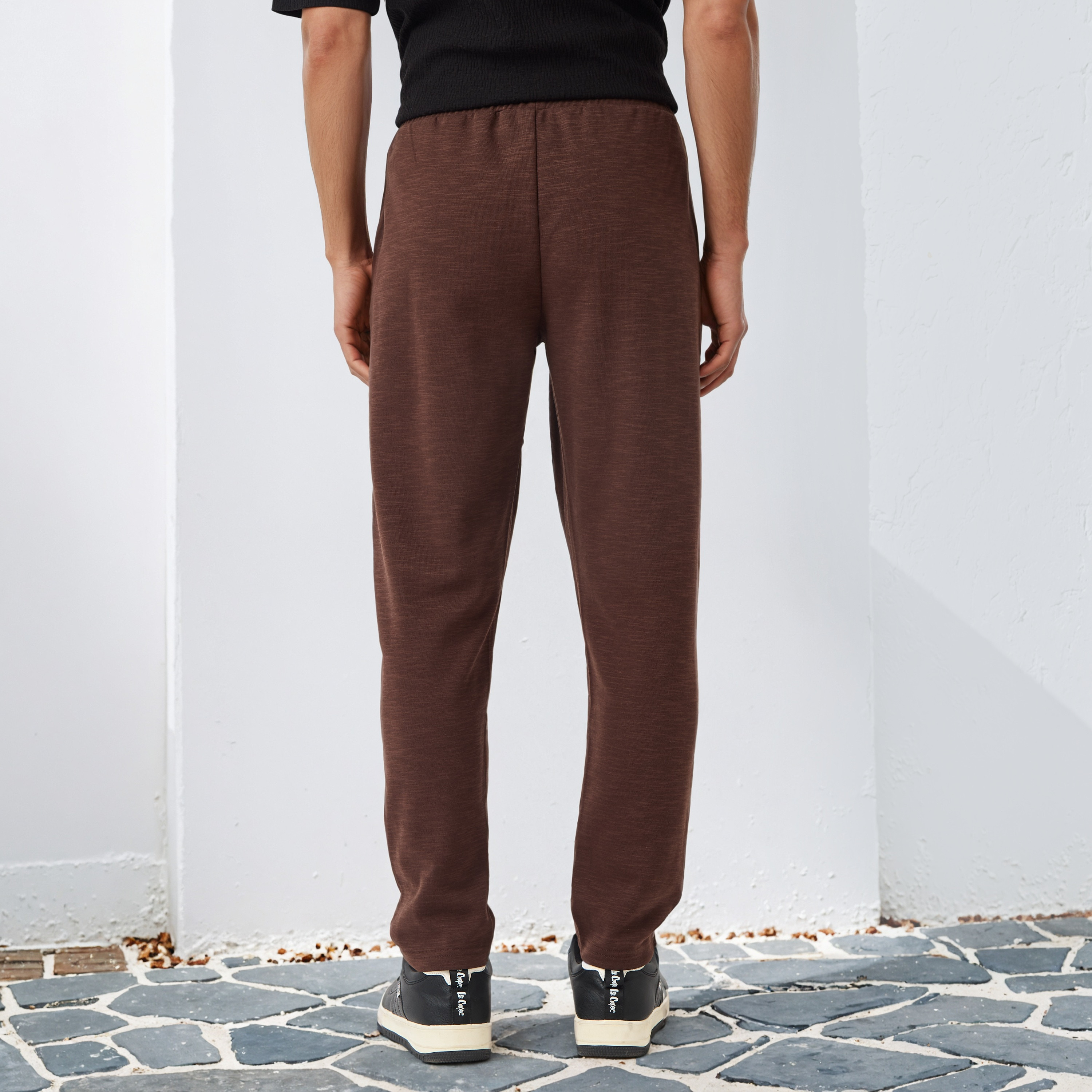 Kappa Panelled Joggers with Drawstring Closure-men-clothing-sportswearandactivewear-bottoms-joggers-image-3