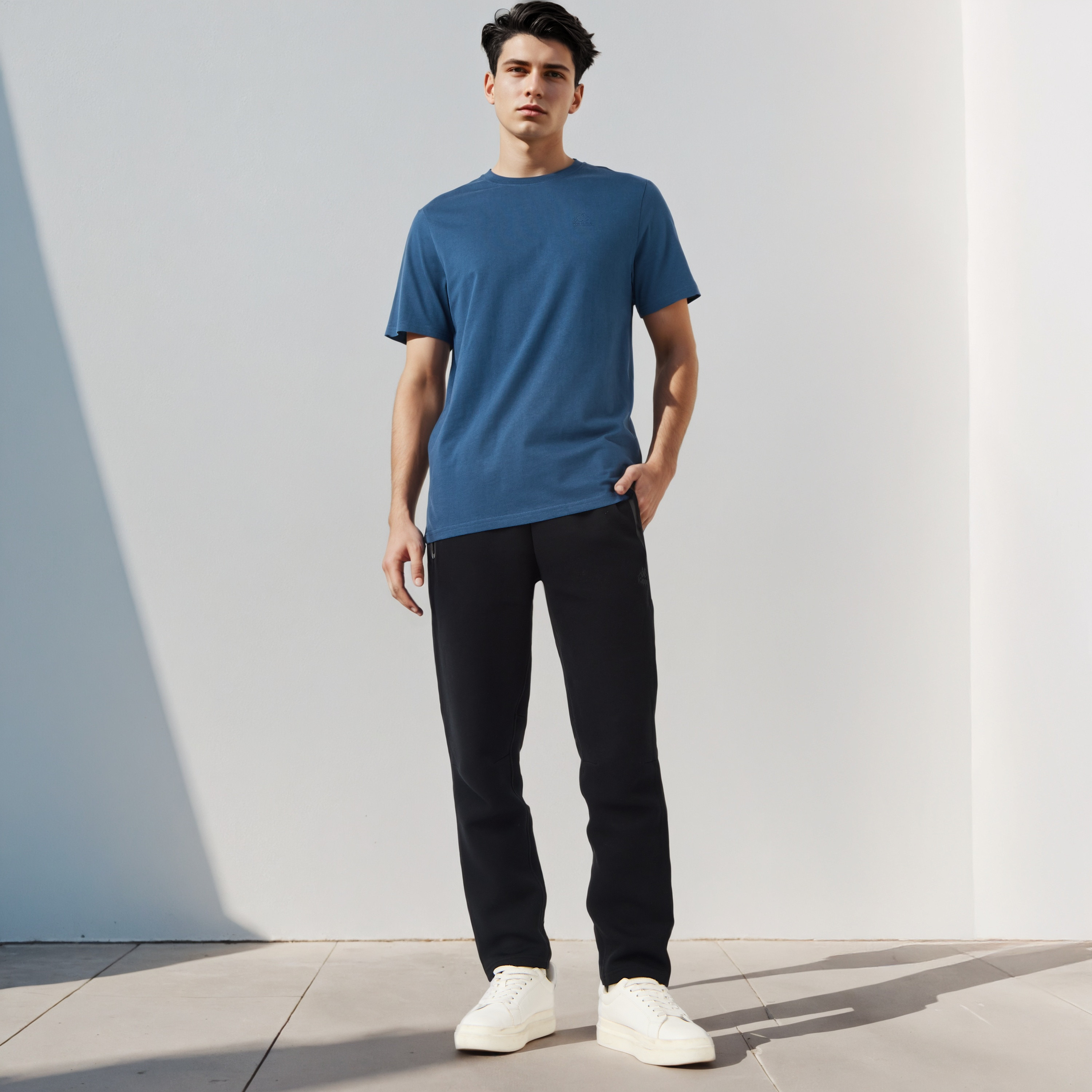 Kappa Logo Embossed T-shirt-men-clothing-sportswearandactivewear-tshirtsandpolos-image-2