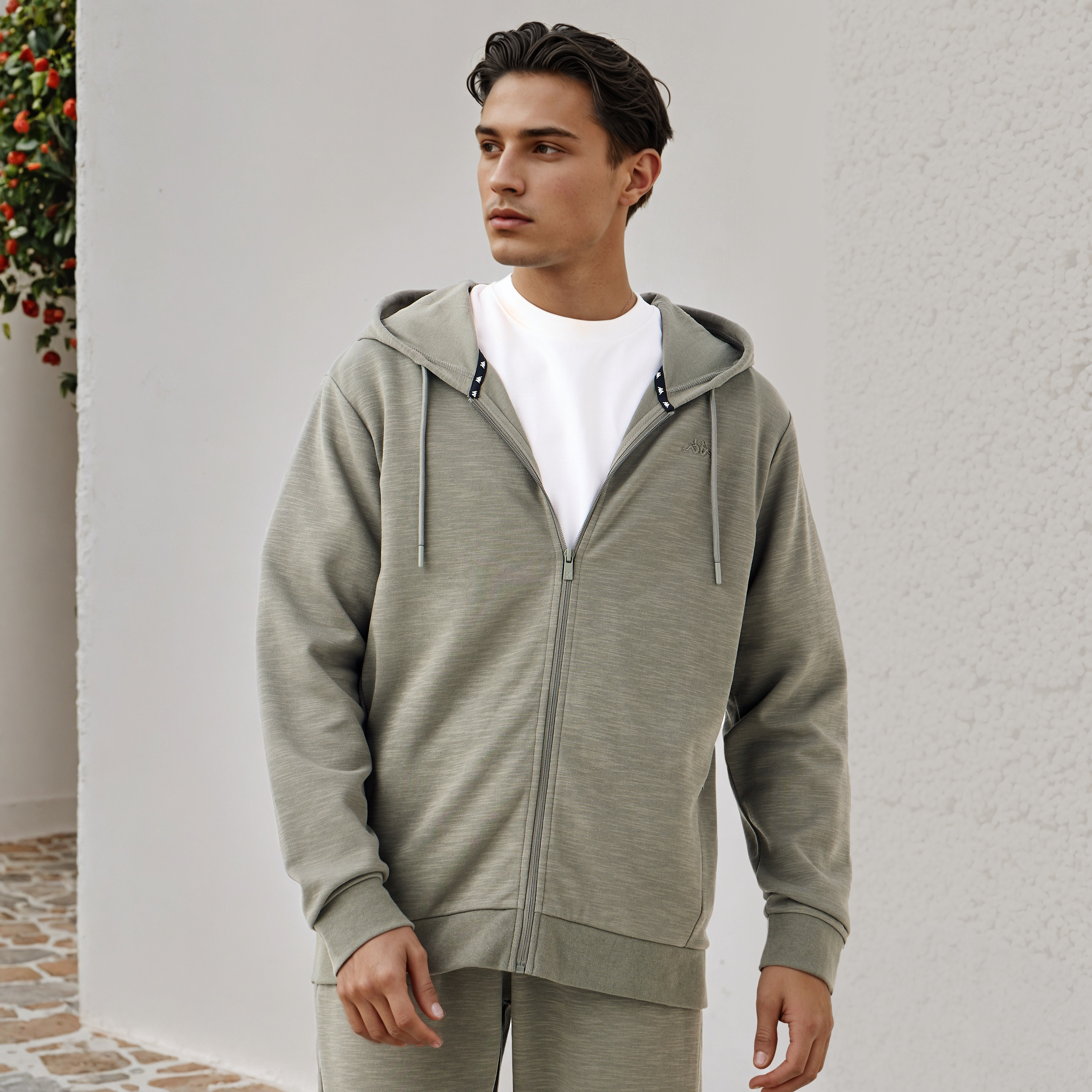 Kappa Zip Through Hoodie-men-winterwear-hoodiesandsweatshirts-image-1