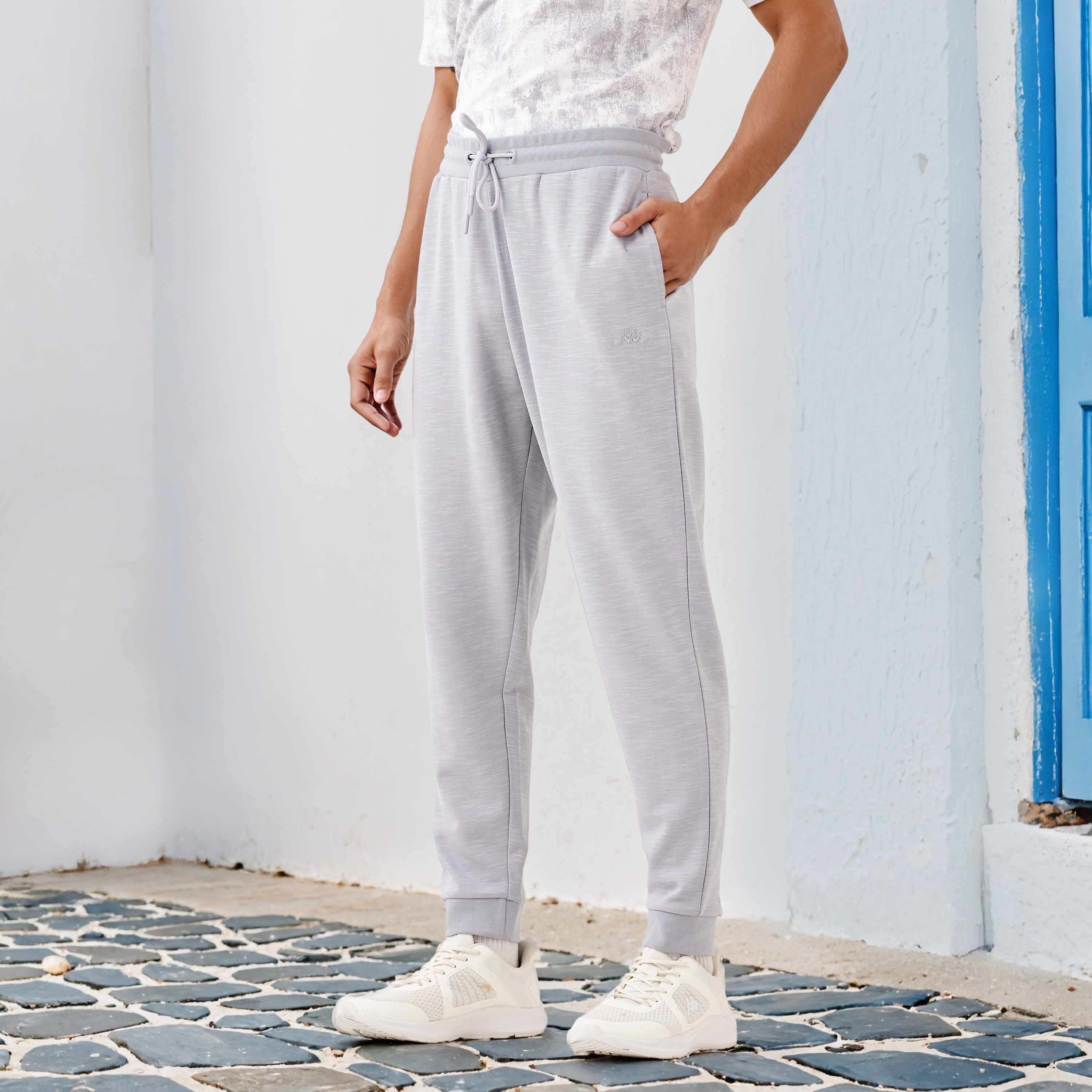 Kappa Jogger with Drawstring Waist and Pockets-men-clothing-sportswearandactivewear-bottoms-joggers-image-1