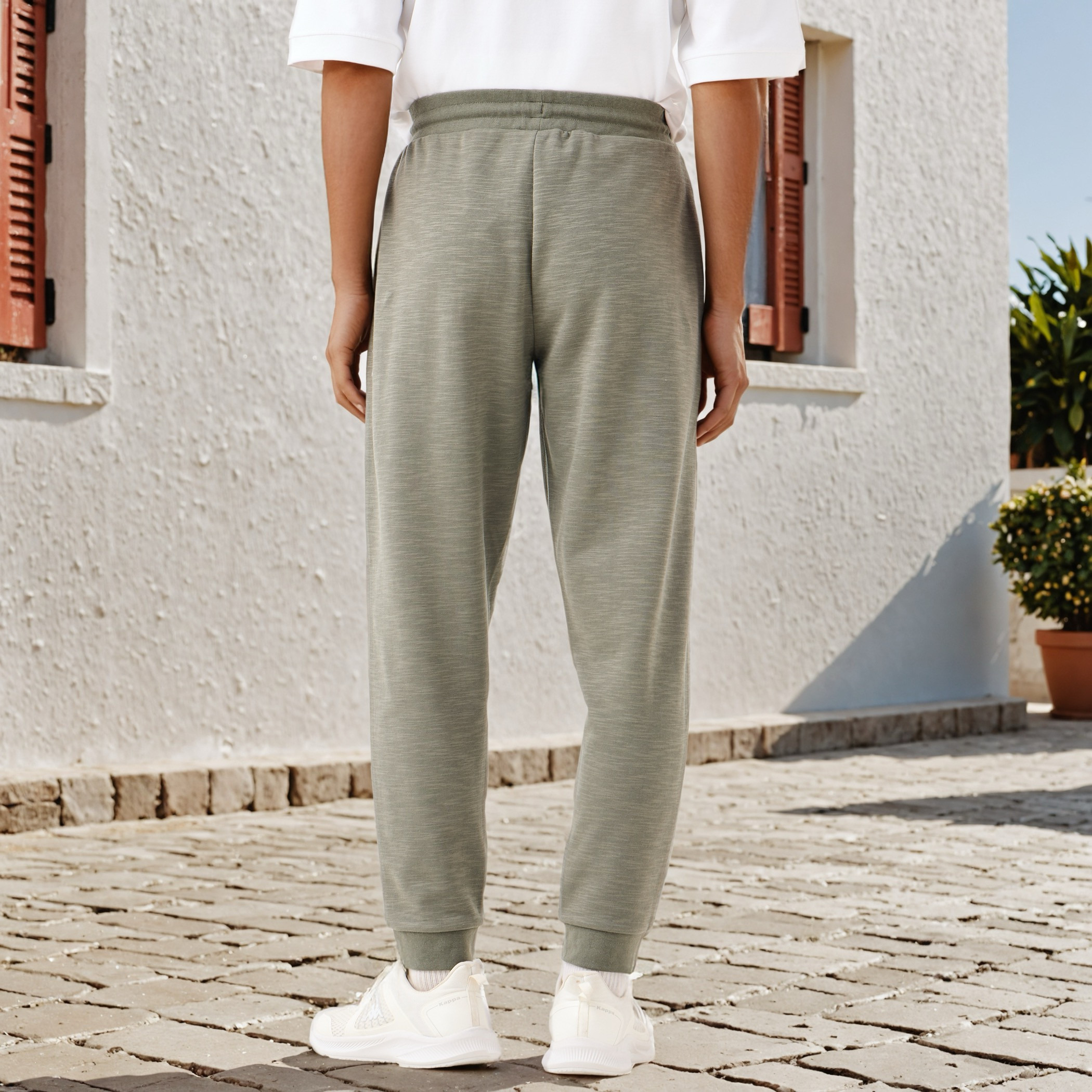 Kappa Jogger with Drawstring Waist and Pockets-men-clothing-sportswearandactivewear-bottoms-joggers-image-3