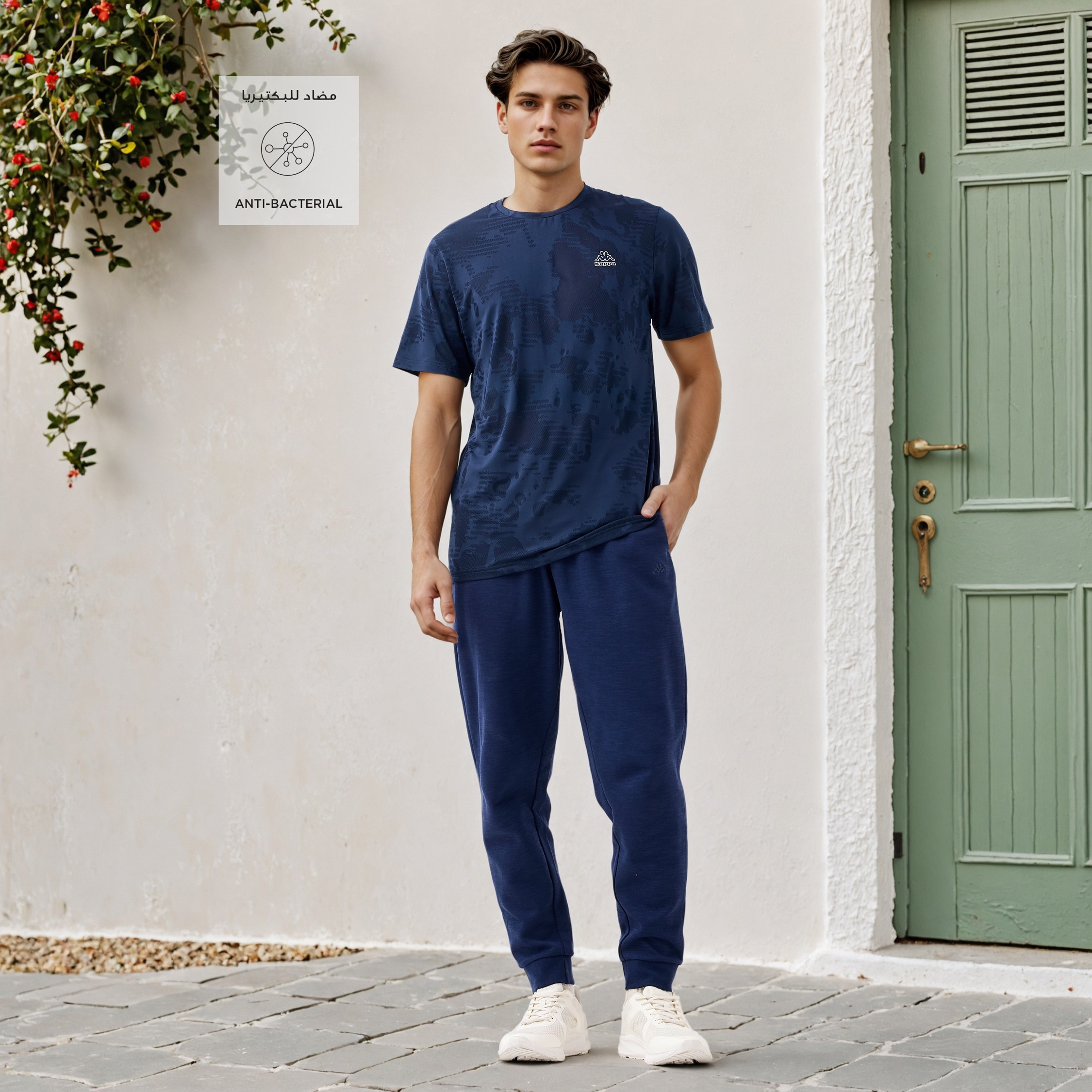 Kappa Jogger with Drawstring Waist and Pockets-men-clothing-sportswearandactivewear-bottoms-joggers-image-2