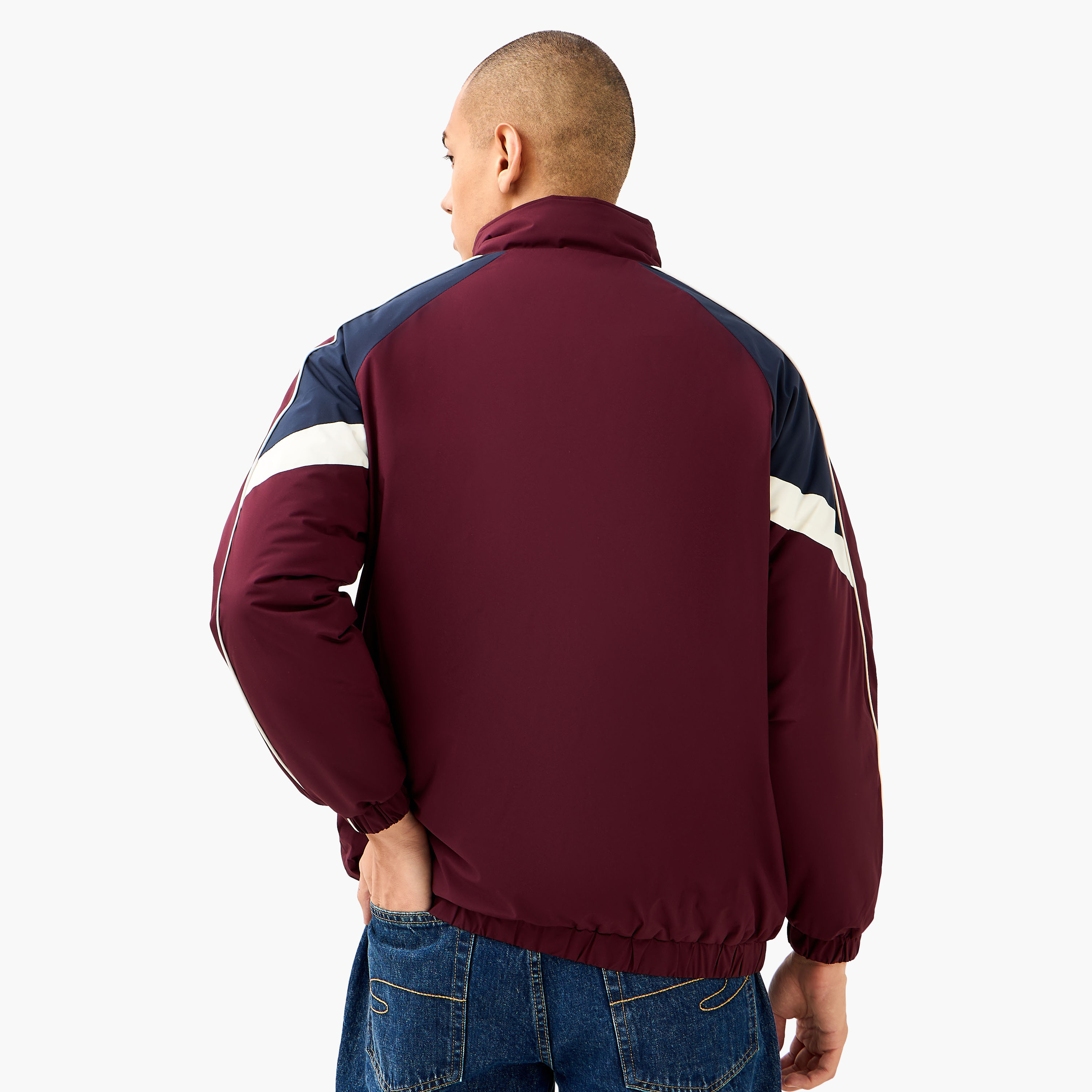 Kappa Men's Zip Through High Neck Jacket-men-clothing-jacketsandblazers-jackets-image-3