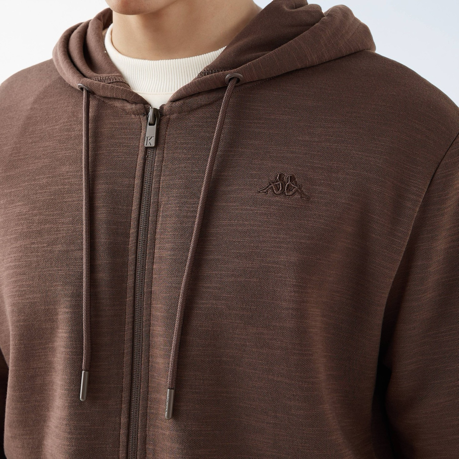 Kappa Hooded Sweatshirt with Zip Closure-men-winterwear-hoodiesandsweatshirts-image-5