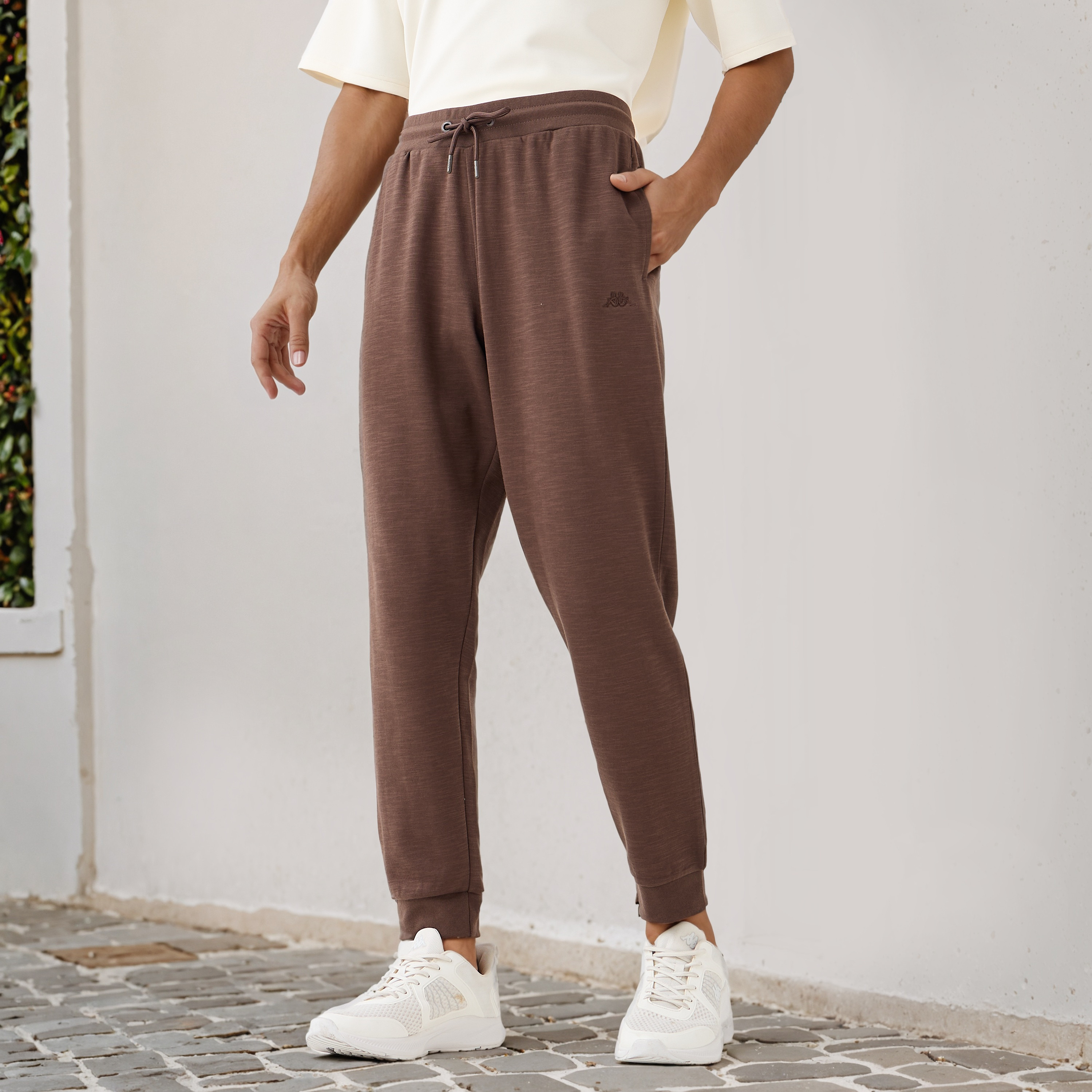 Kappa Textured Joggers with Pockets-men-clothing-sportswearandactivewear-tracksuits-image-10