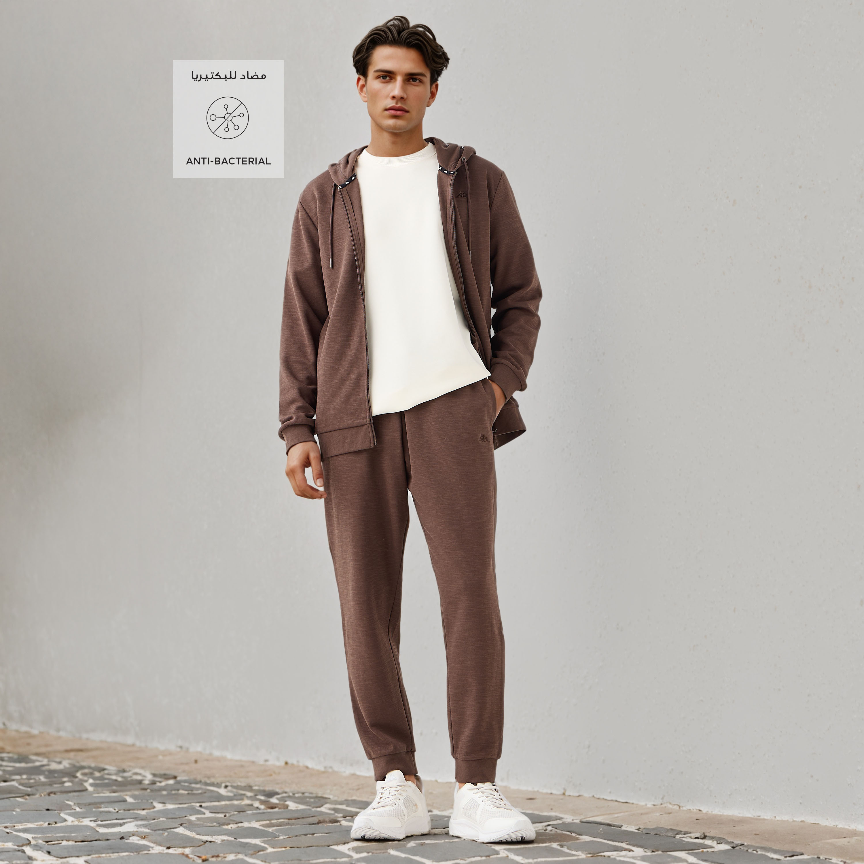 Kappa Textured Joggers with Pockets-men-clothing-sportswearandactivewear-tracksuits-image-11