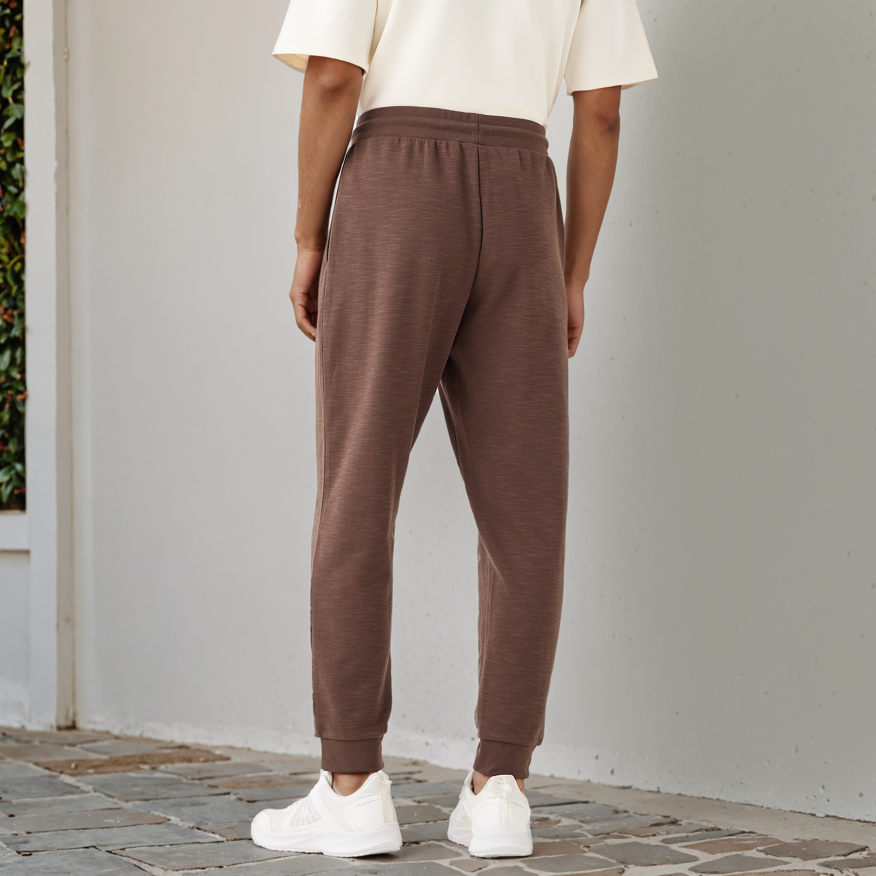 Kappa Textured Joggers with Pockets-men-clothing-sportswearandactivewear-tracksuits-image-3