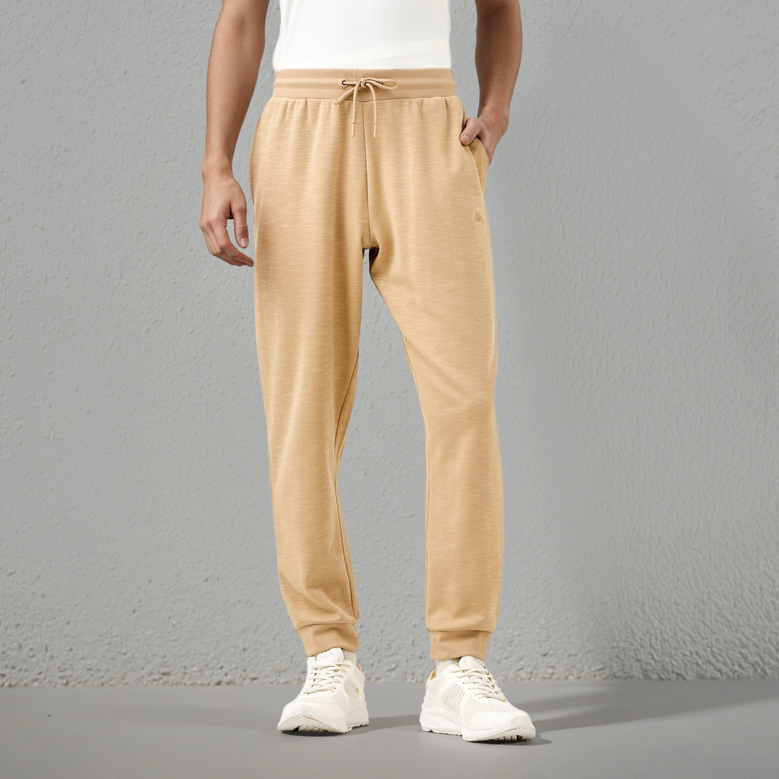 Kappa Textured Joggers with Pockets-men-clothing-sportswearandactivewear-tracksuits-image-6