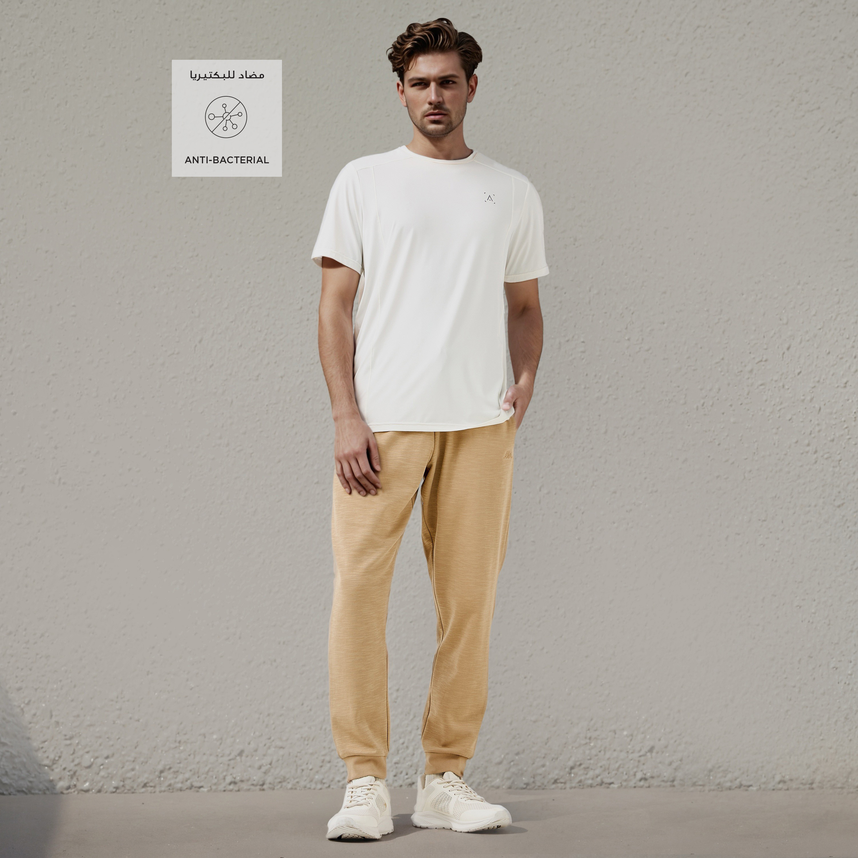 Kappa Textured Joggers with Pockets-men-clothing-sportswearandactivewear-tracksuits-image-2